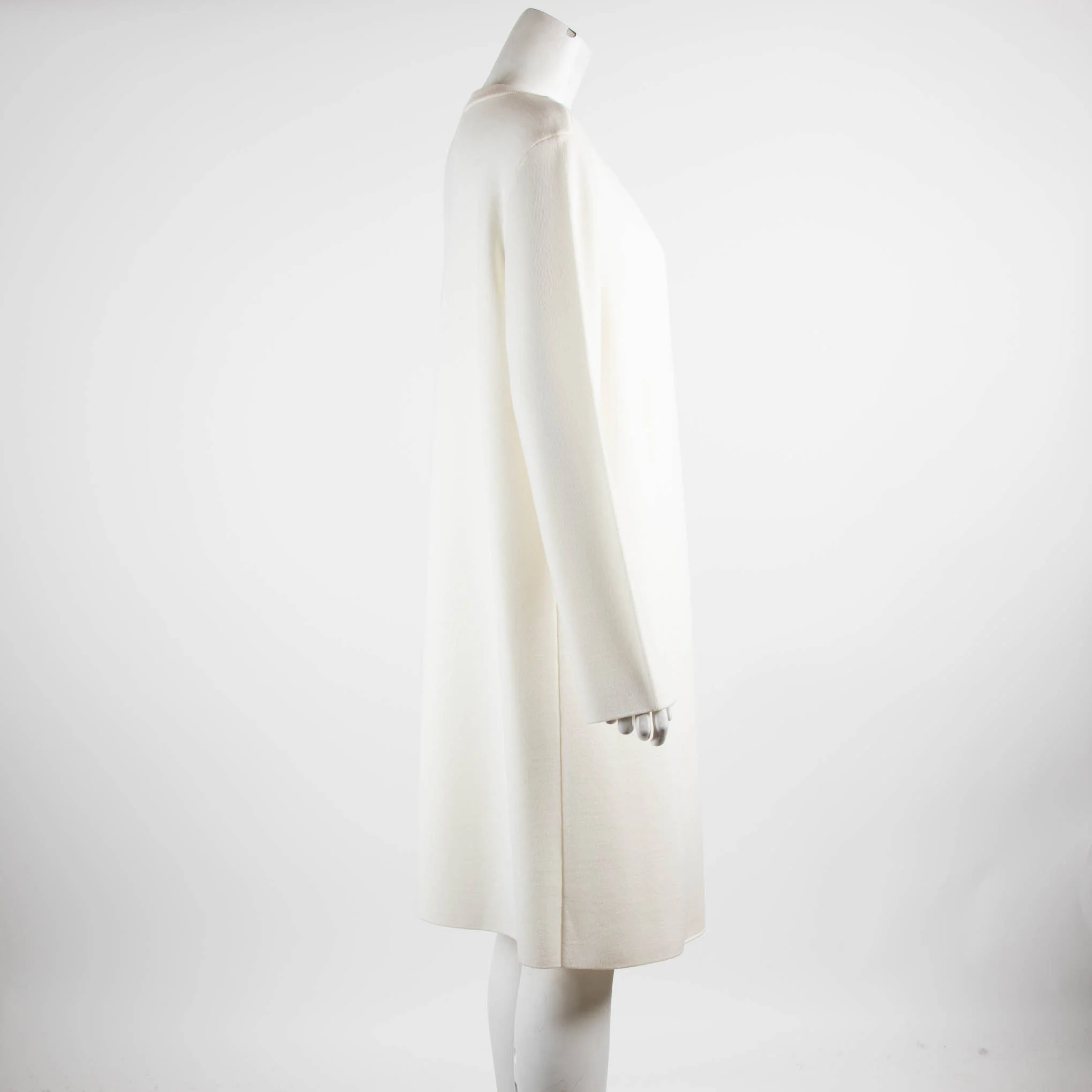 Escada Cream Knit Cardigan Jewelled Buttons - Image 2