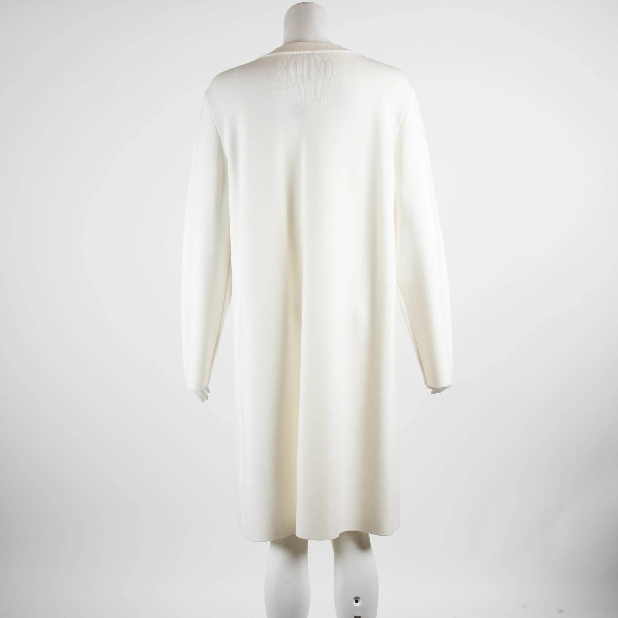 Escada Cream Knit Cardigan Jewelled Buttons - Image 3