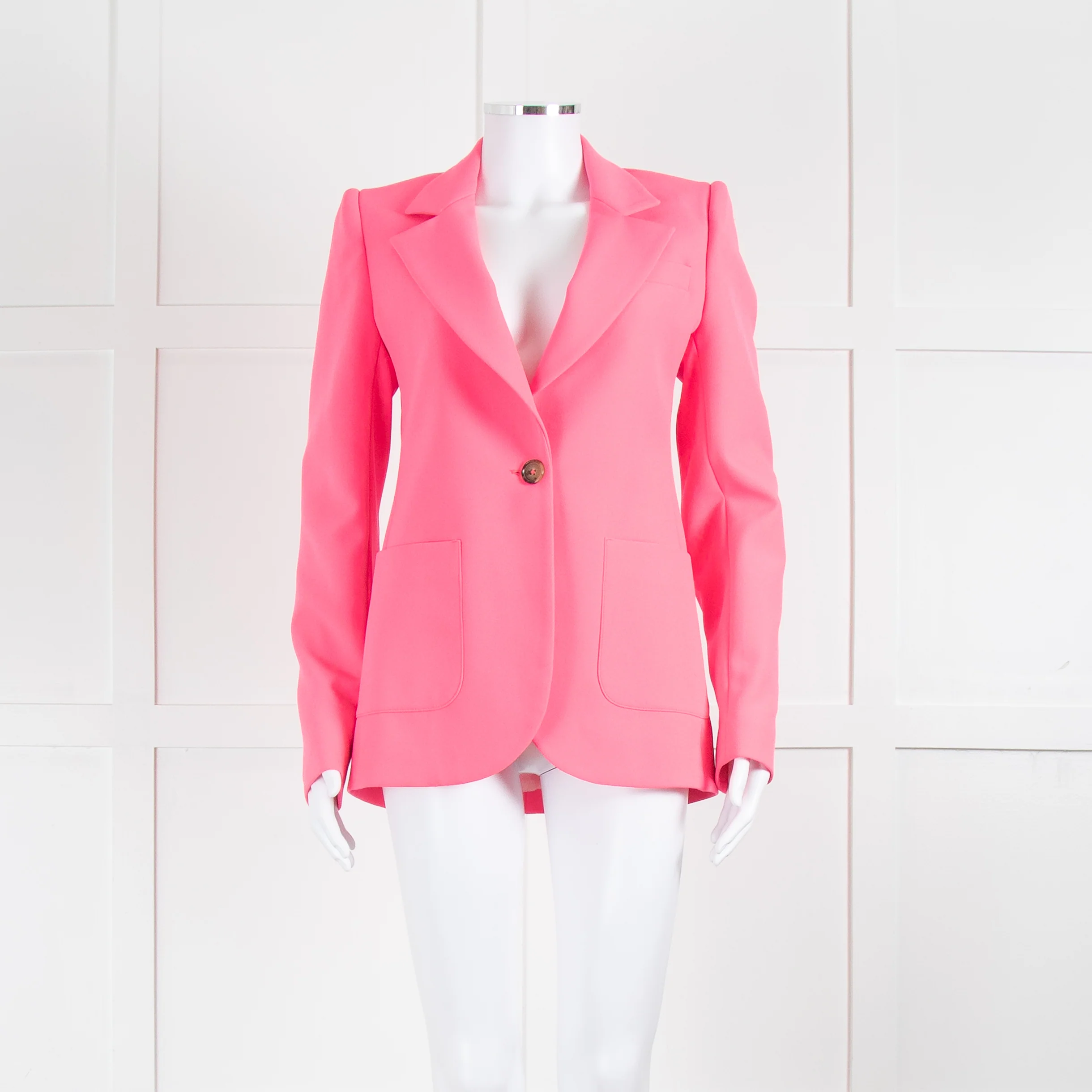 Essential Antwerp Bright Pink Single Breasted Jacket