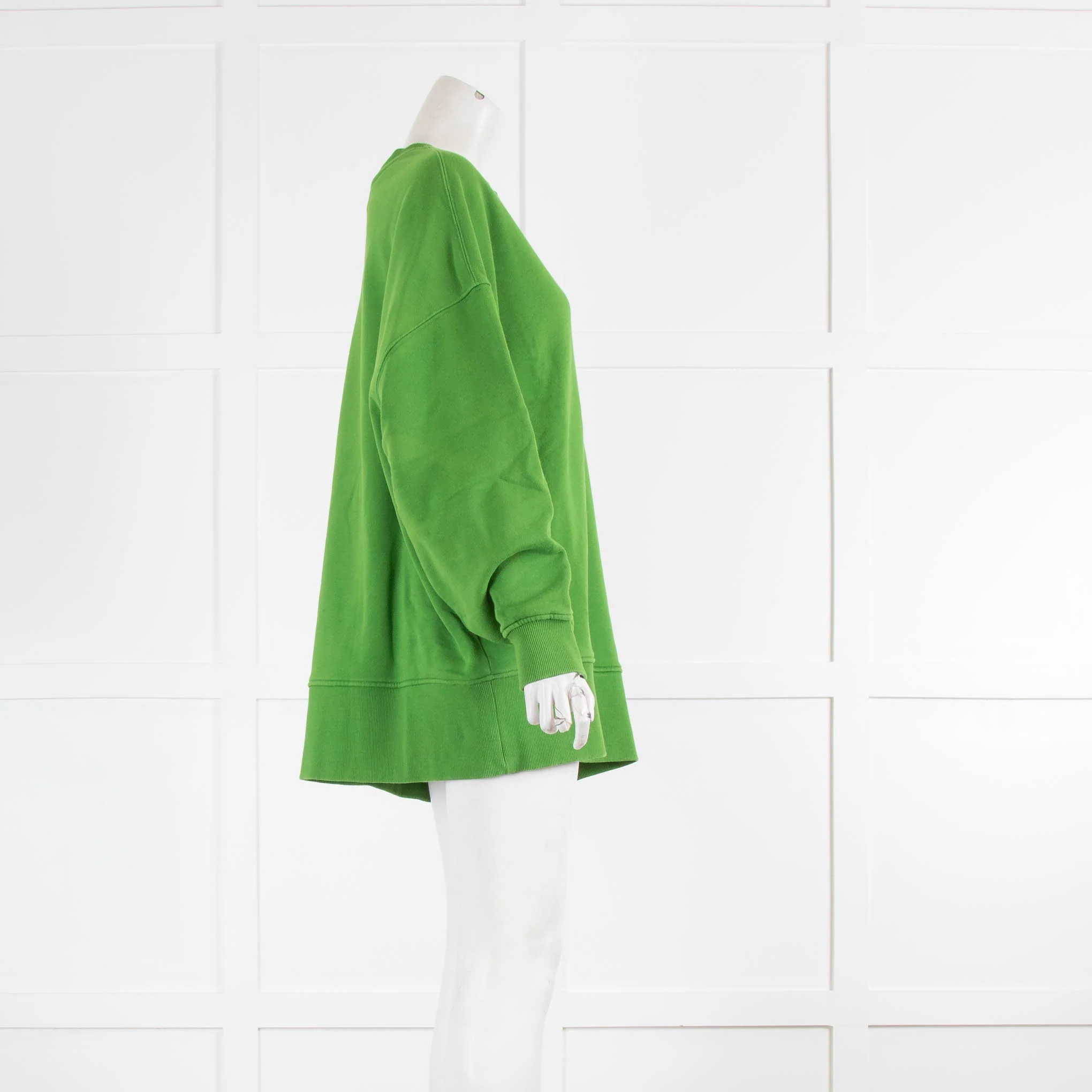Essential Antwerp Green Zip Side Sweatshirt - Image 2
