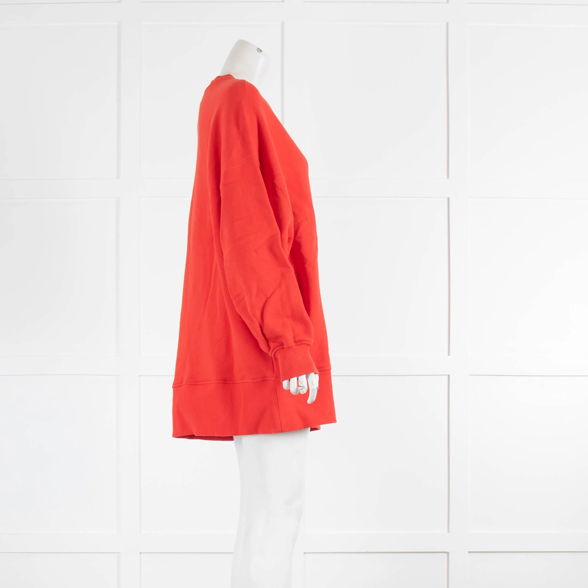 Essential Antwerp Red Sweatshirt Zip Sides - Image 2