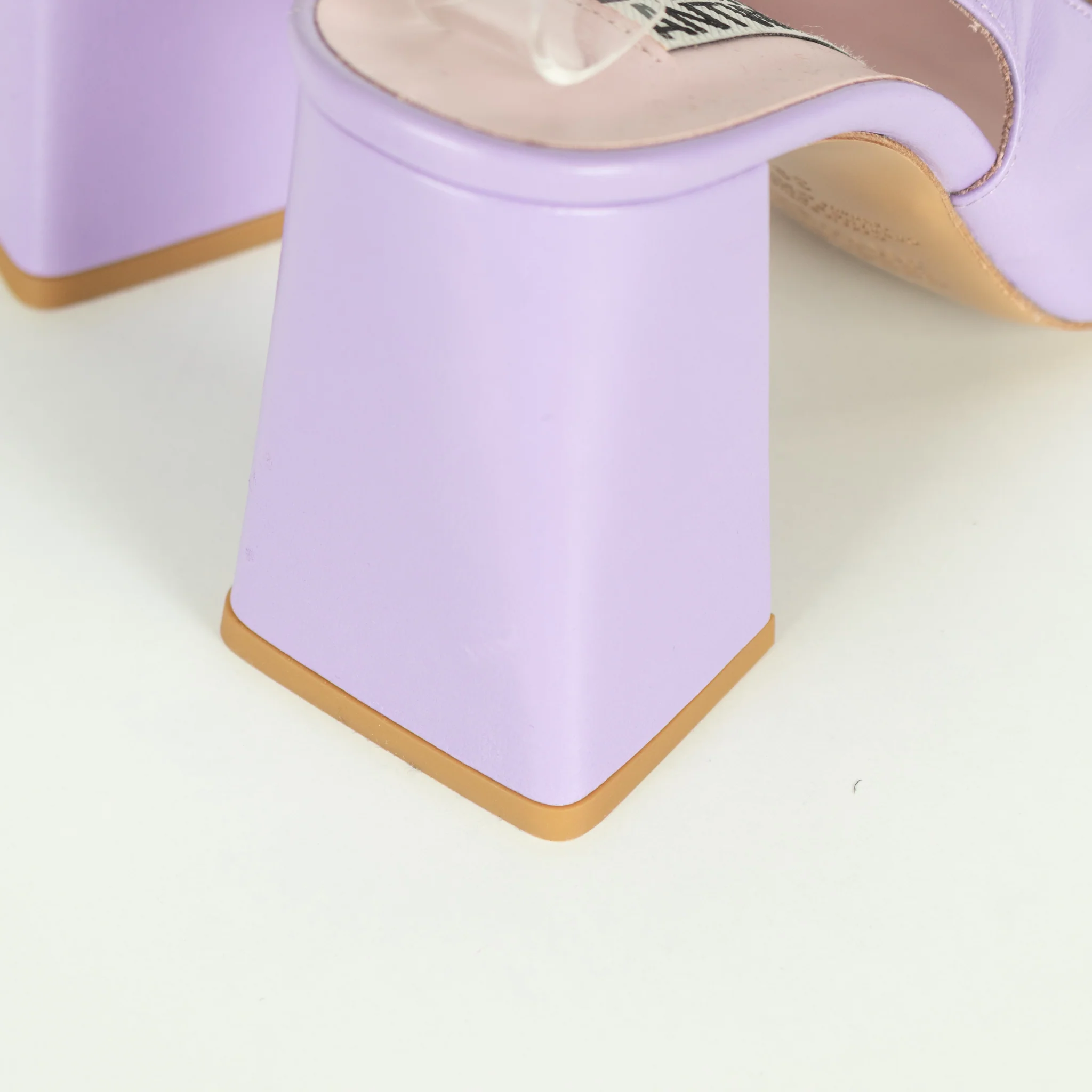 Essentiel Antwerp Lilac Block Heel Slingbacks - Image 14