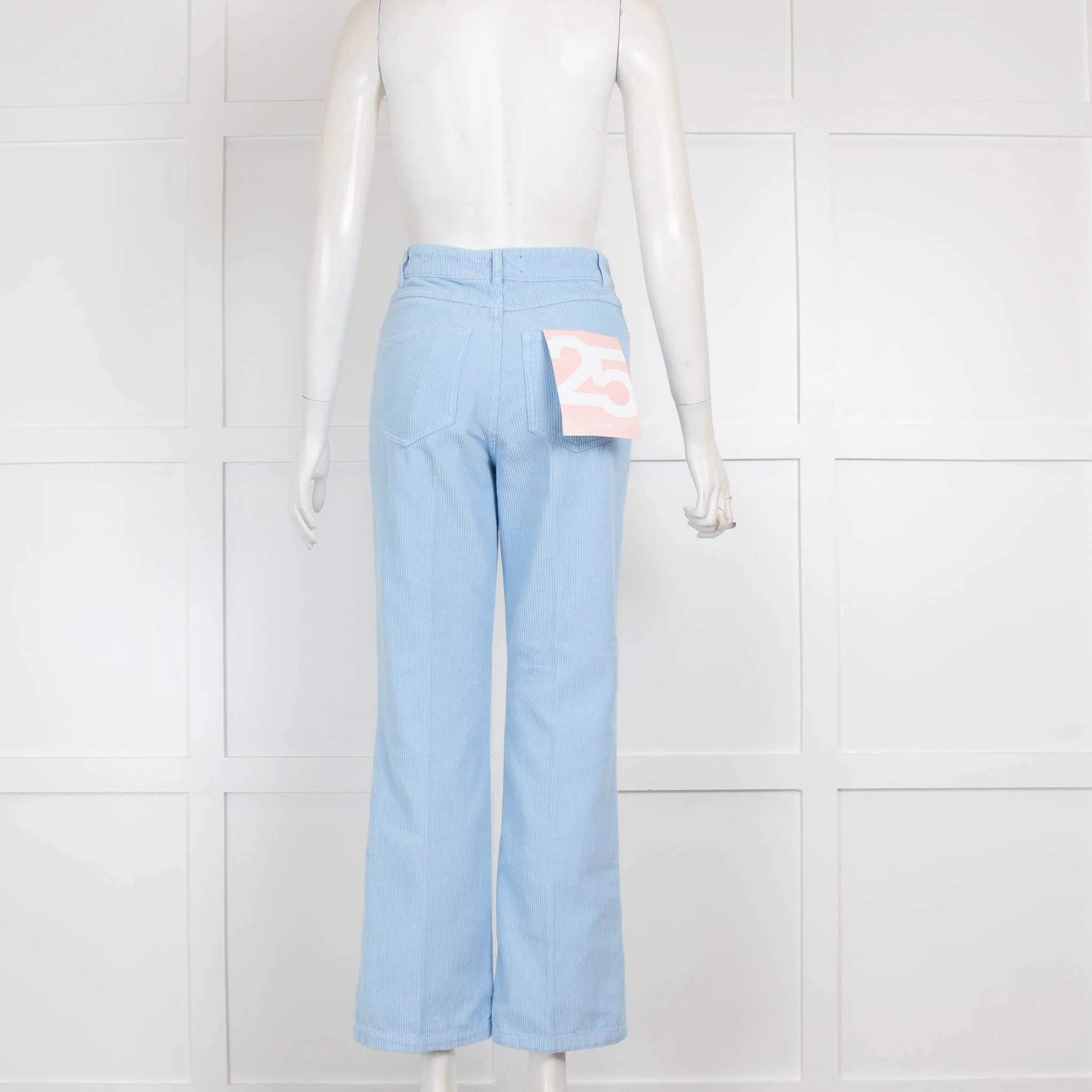 Essentiel Antwerp Pale Blue Corduroy Trousers - Image 3