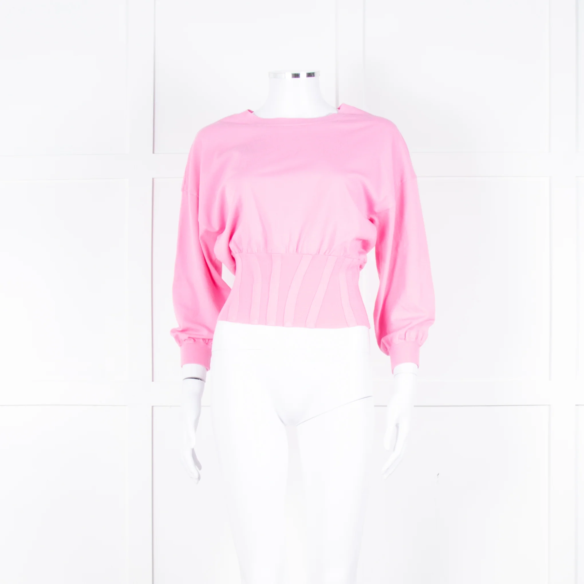 Essentiel Antwerp Pink Knitted Long Sleeve Top