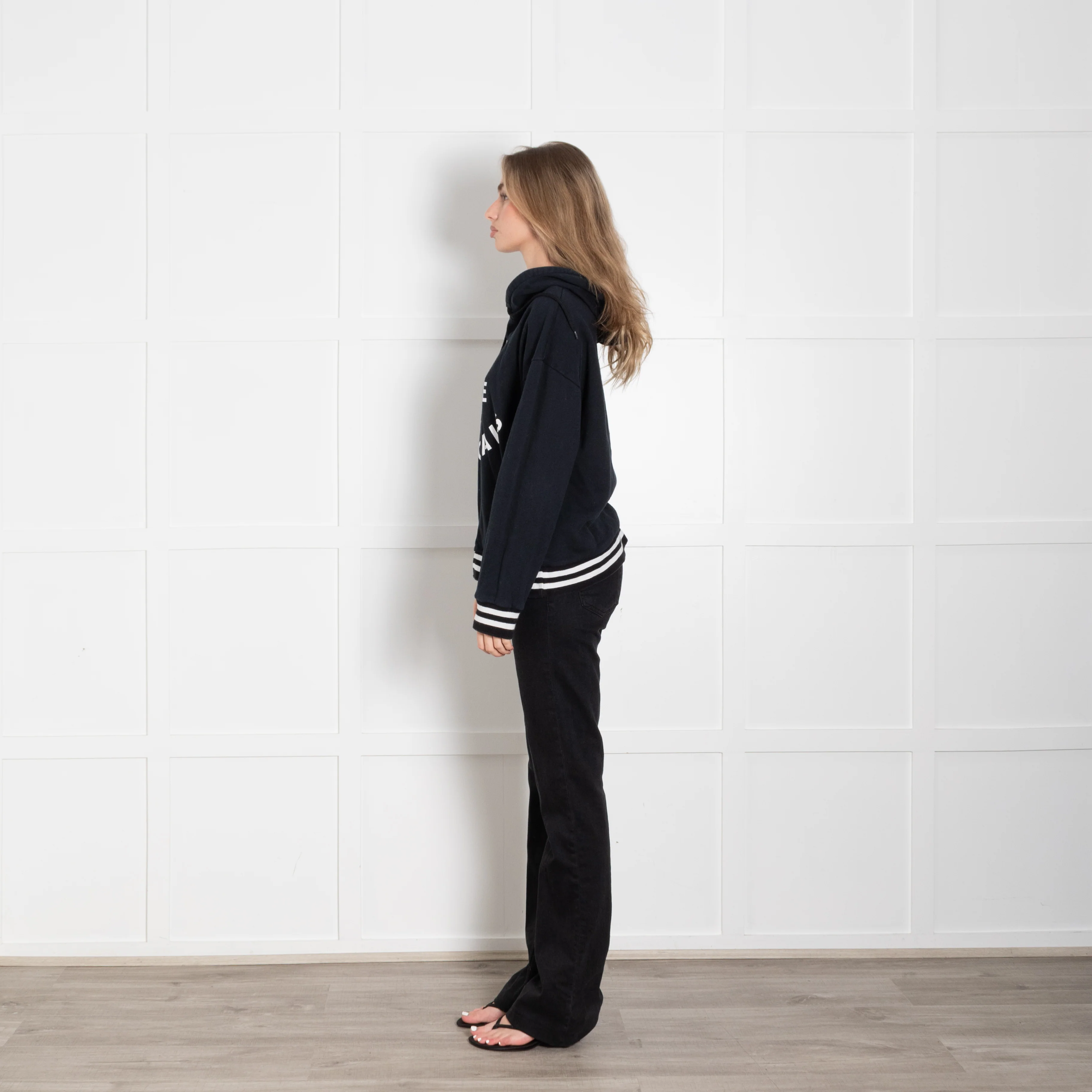 Etre Cecile Je Parle Francais Navy Hoodie - Image 4