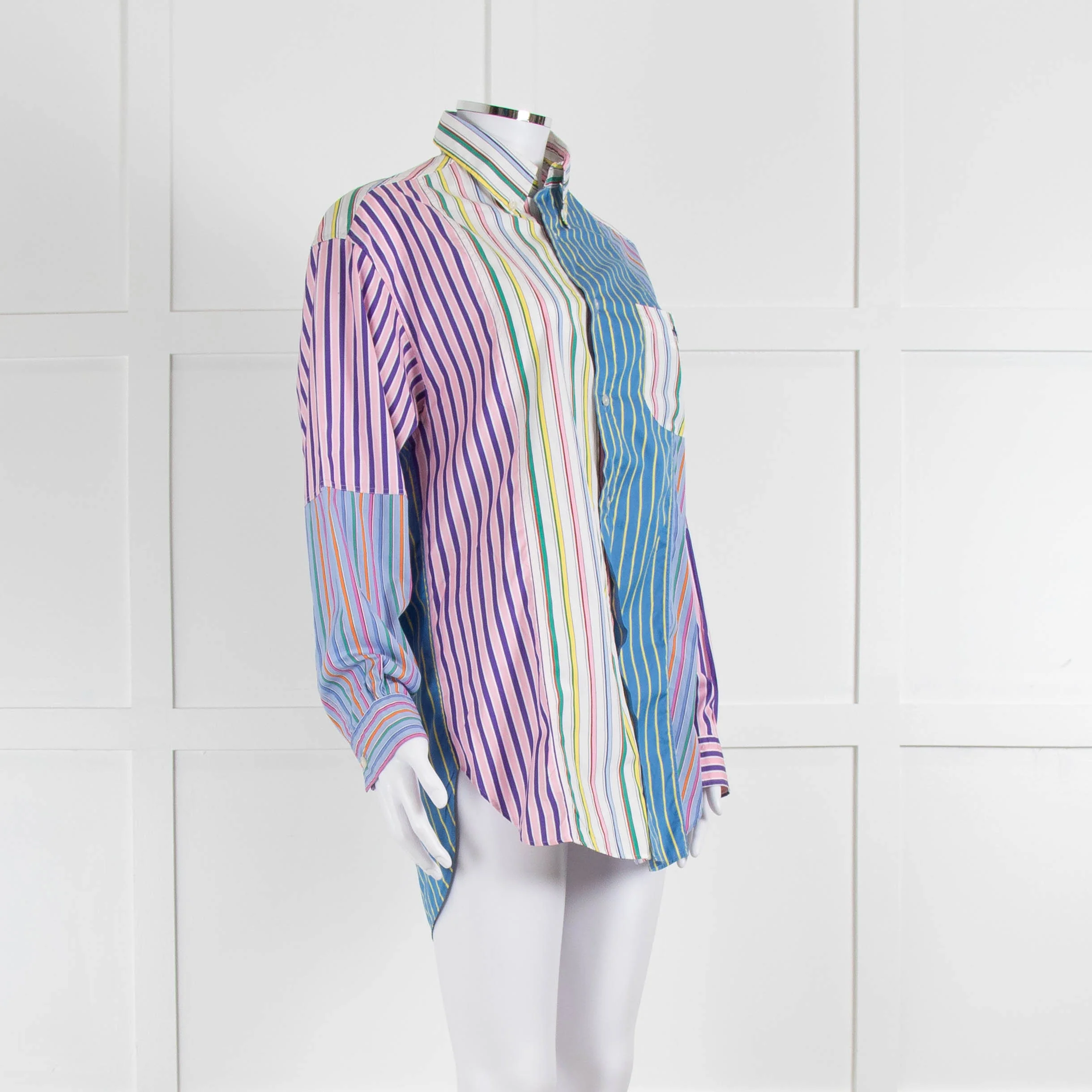 Etro Multi Stipe Oversized Shirt - Image 2