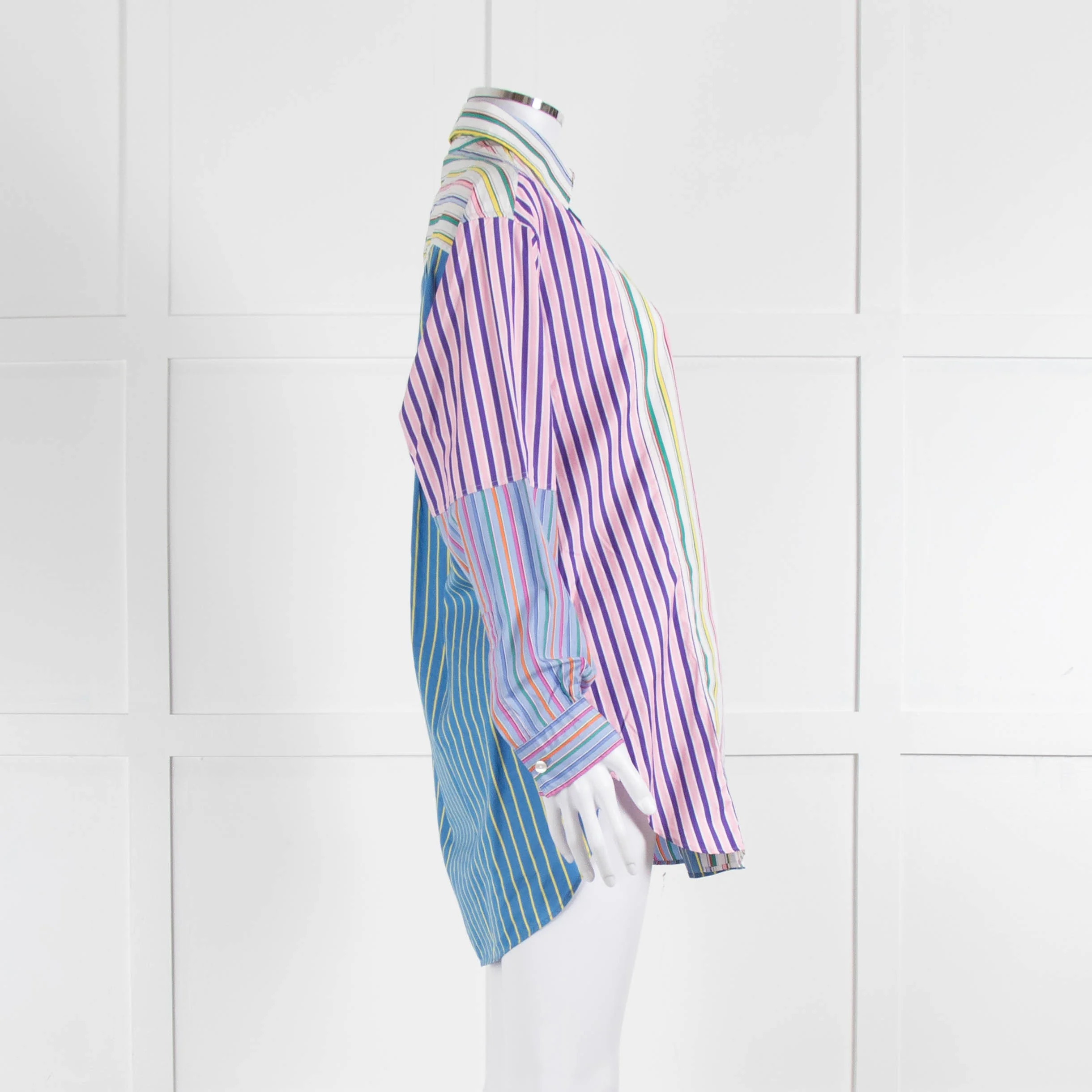 Etro Multi Stipe Oversized Shirt - Image 3