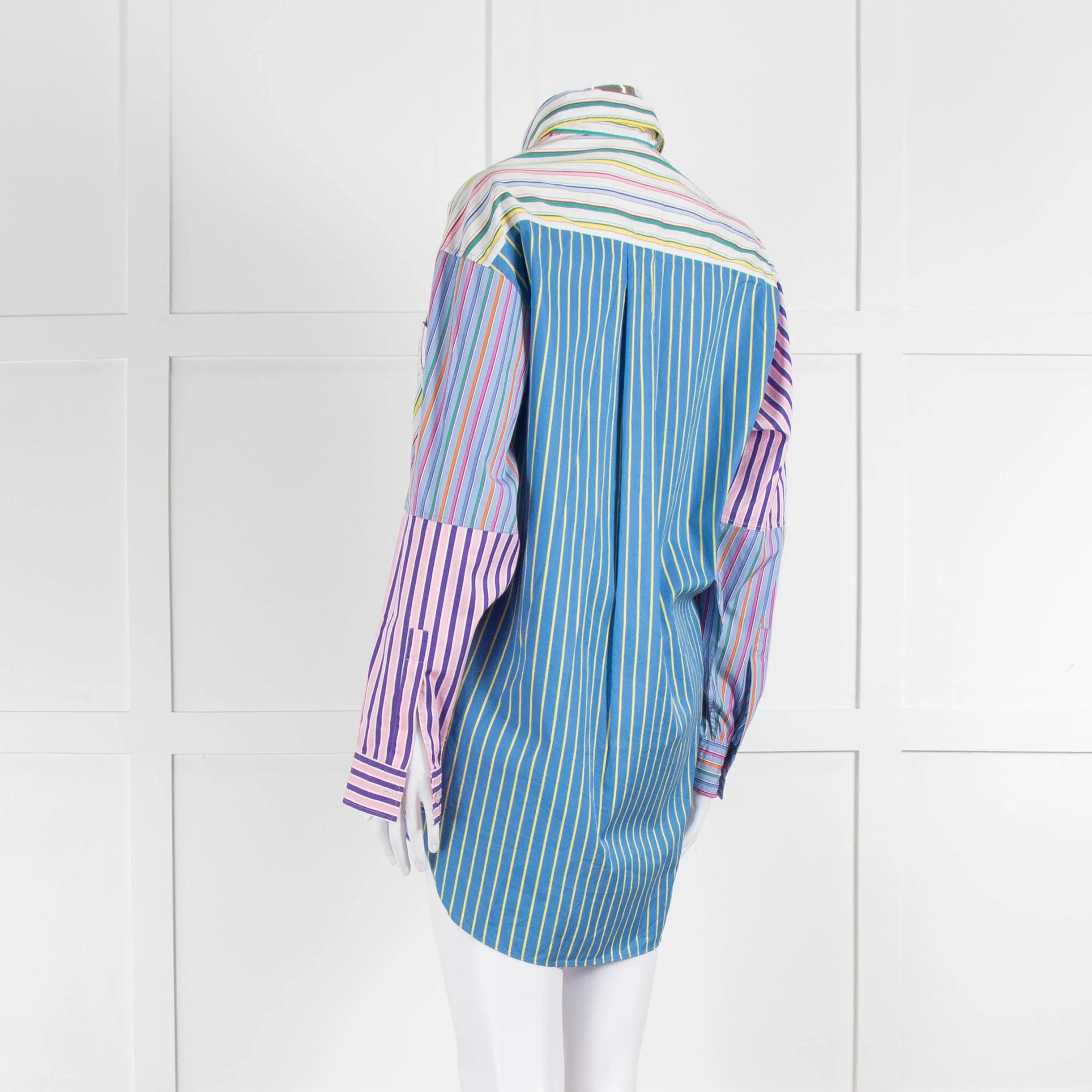 Etro Multi Stipe Oversized Shirt - Image 6