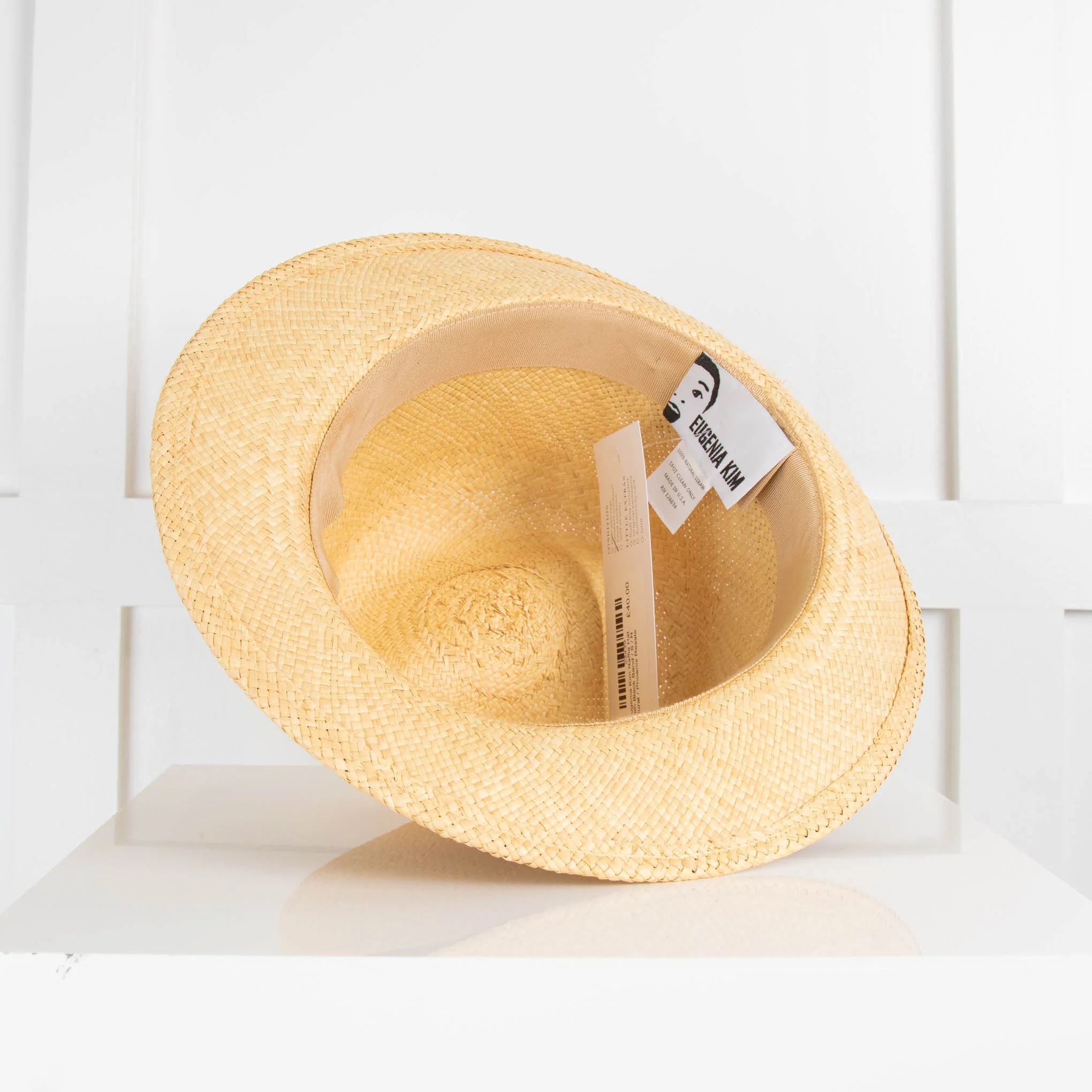 Eugenia Kim Raffia Hat with Black Band - Image 3
