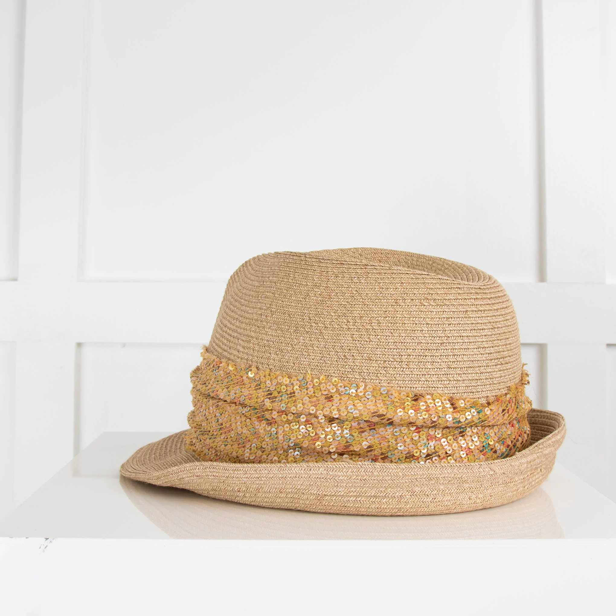 Eugenia Kim Raffia Hat with Sequin Band - Image 2