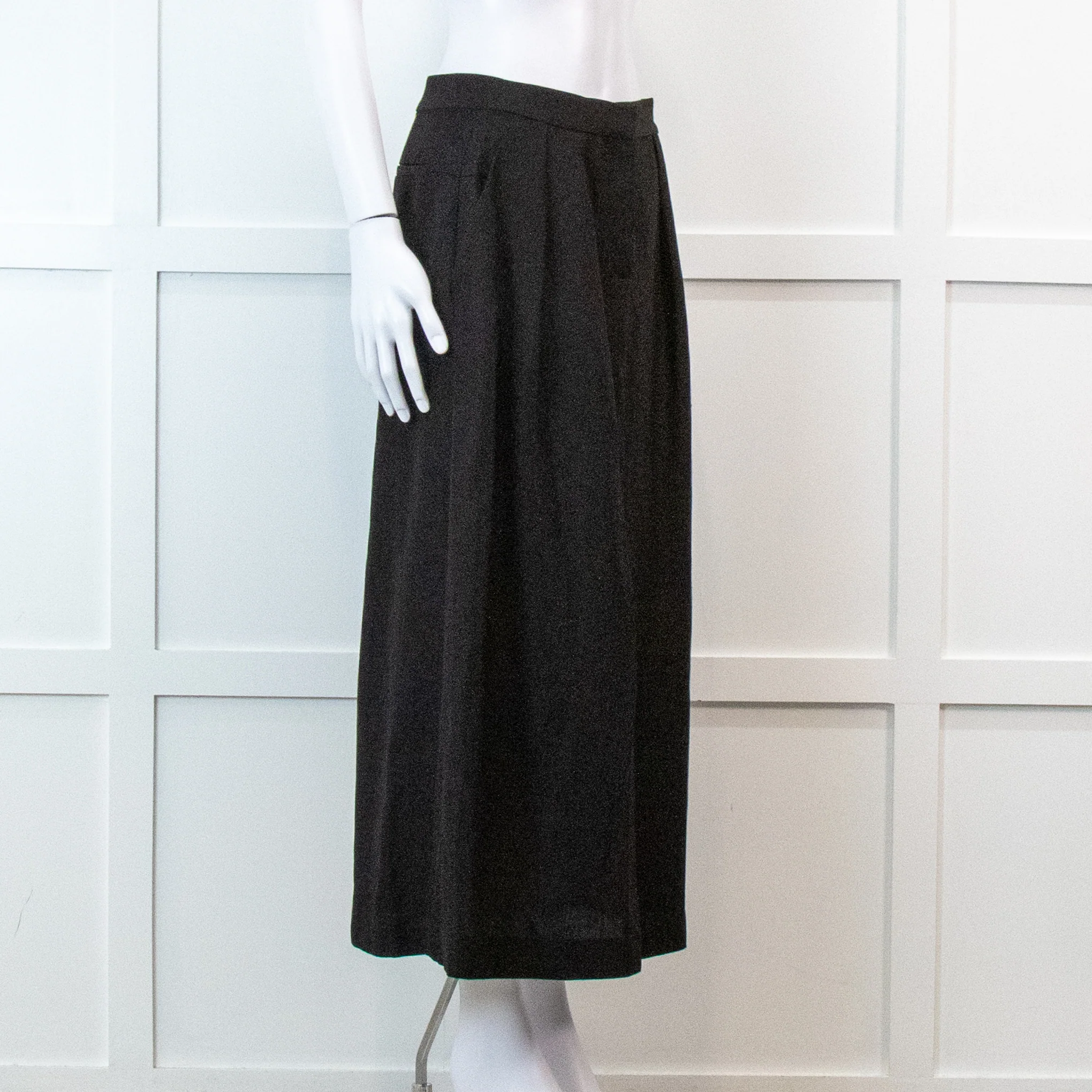 Fabiana Filippi Black Linen Skirt - Image 2