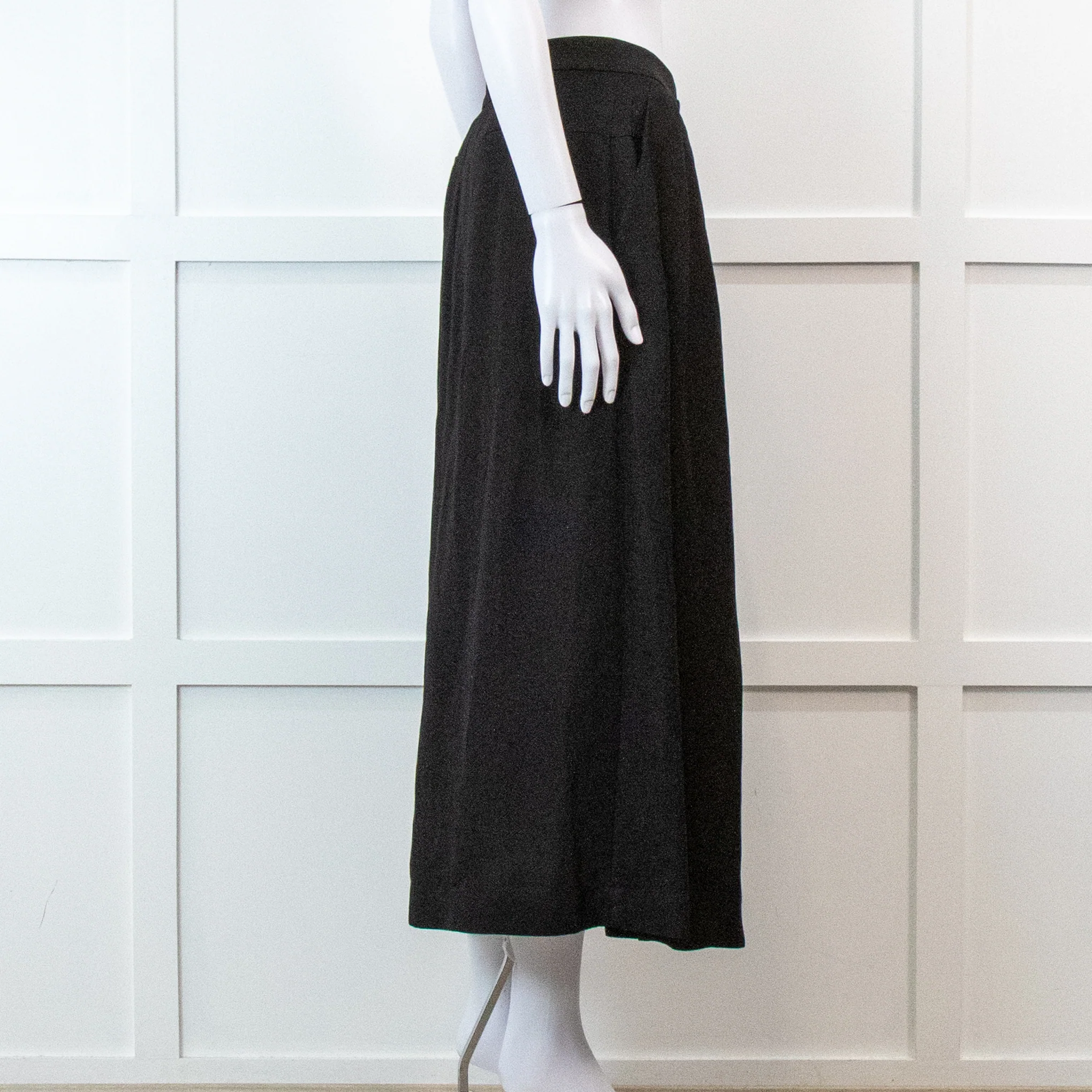 Fabiana Filippi Black Linen Skirt - Image 3