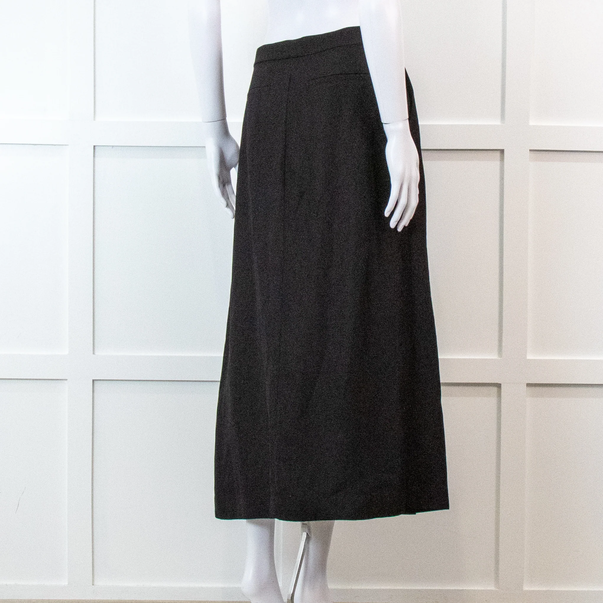 Fabiana Filippi Black Linen Skirt - Image 4