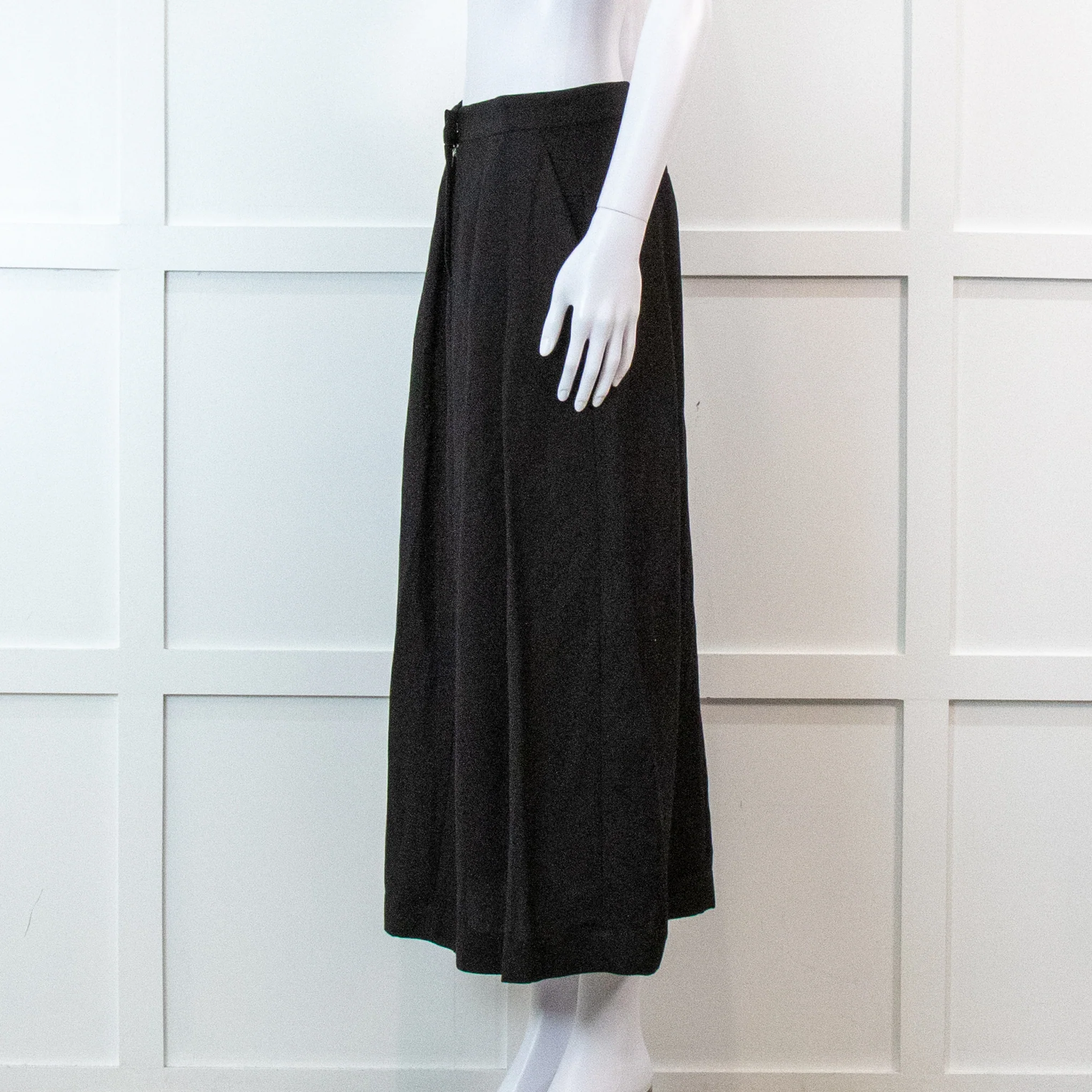 Fabiana Filippi Black Linen Skirt - Image 7