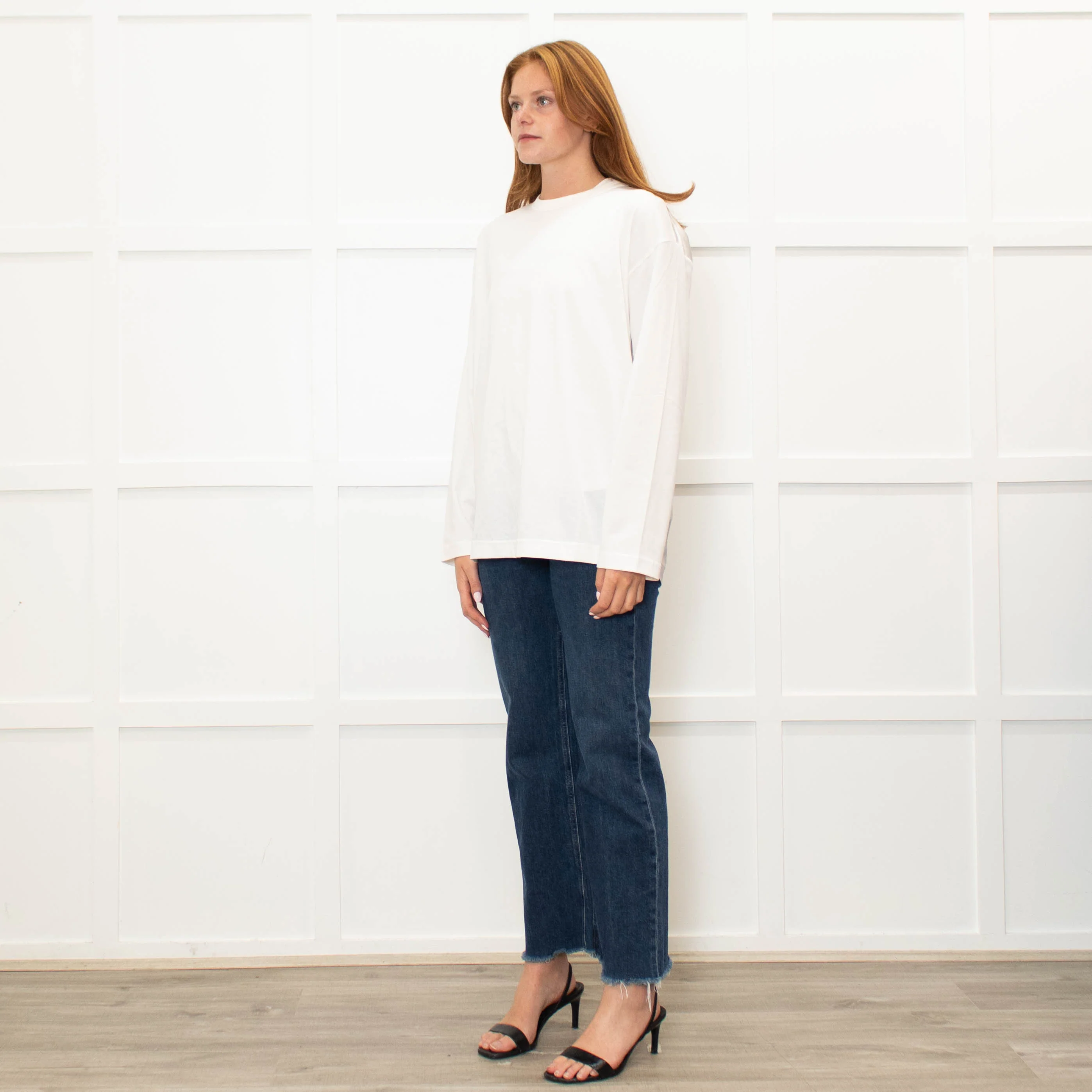 Fabiana Filippi Cream Cotton Front Long Sleeve Top - Image 3