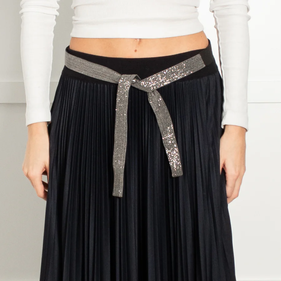 Fabiana Filippi Fabric Belt With Crystal Embellishment - Image 2