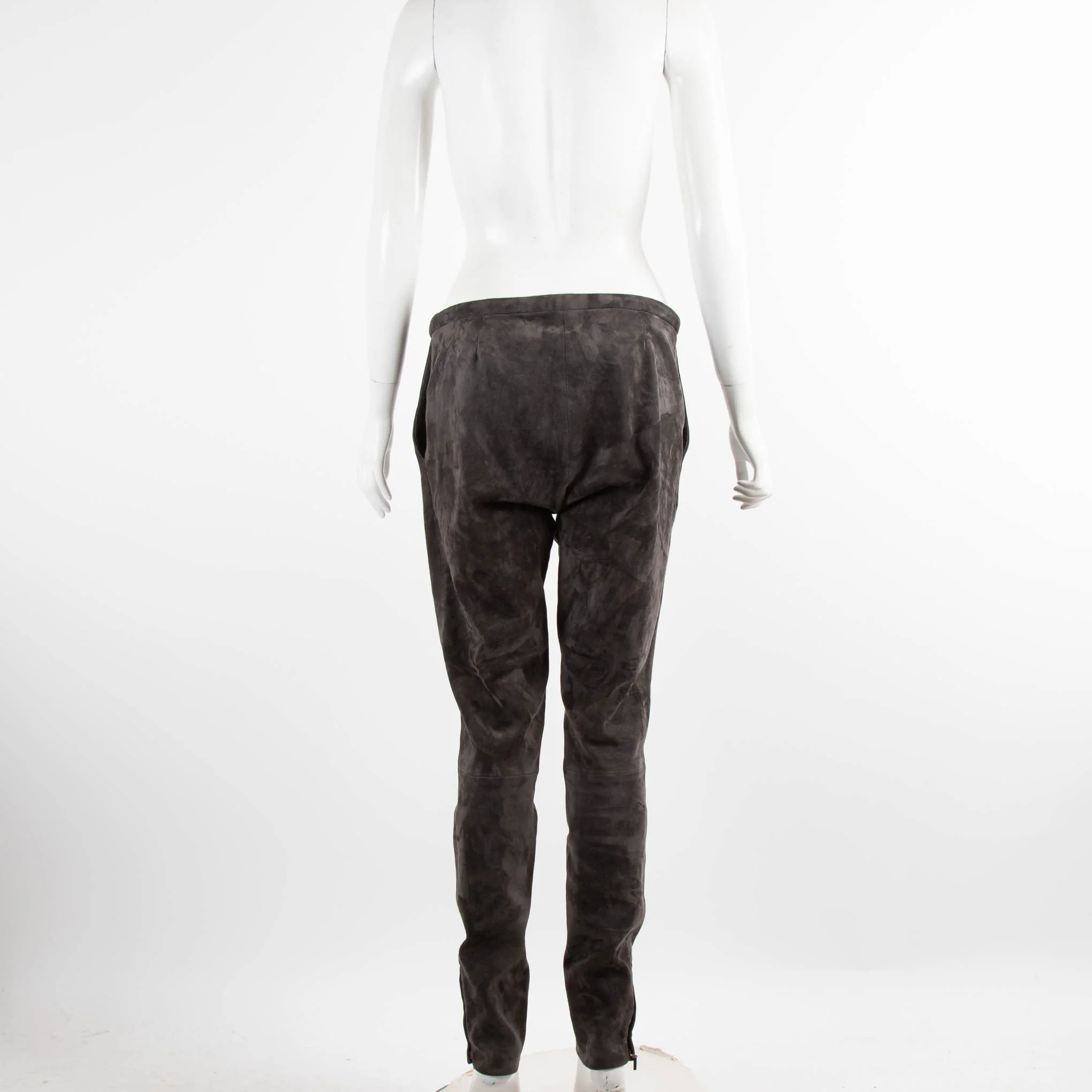 Fabiana Filippi Grey Suede Trousers - Image 3