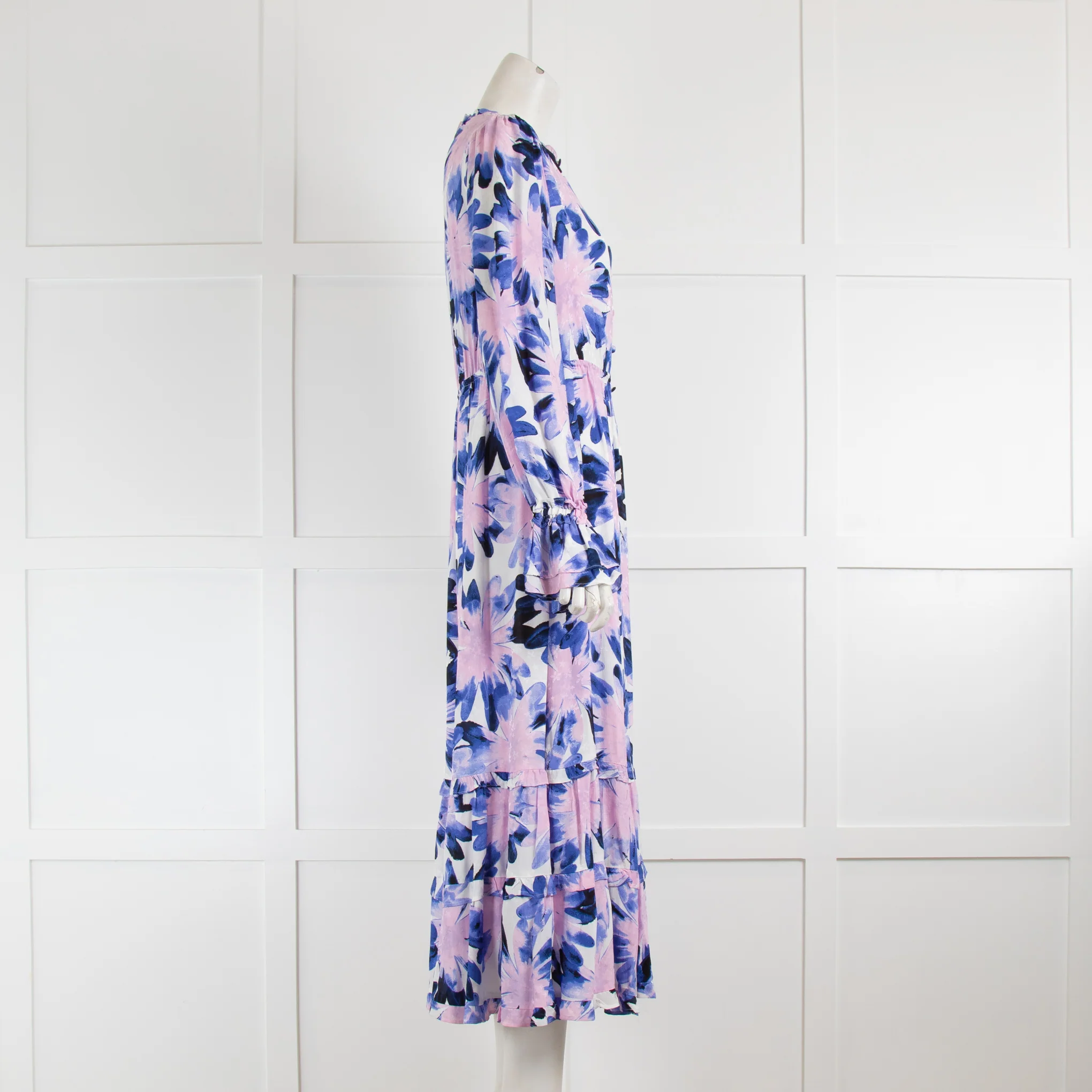 Fabienne Chapot Blue Floral Maxi Dress - Image 2