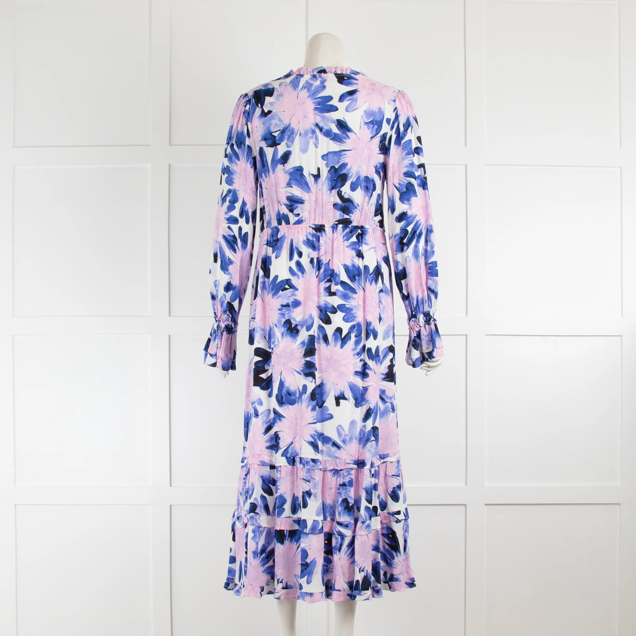 Fabienne Chapot Blue Floral Maxi Dress - Image 3