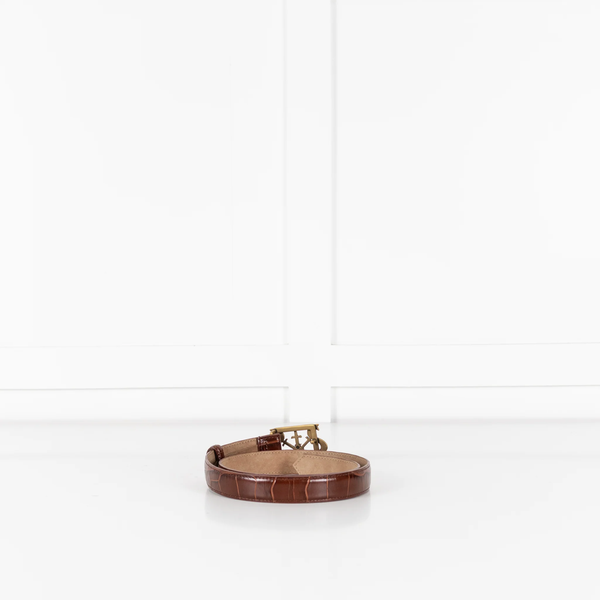 Fairfax And Favour Brown Belt With Brass Buckle - Image 5