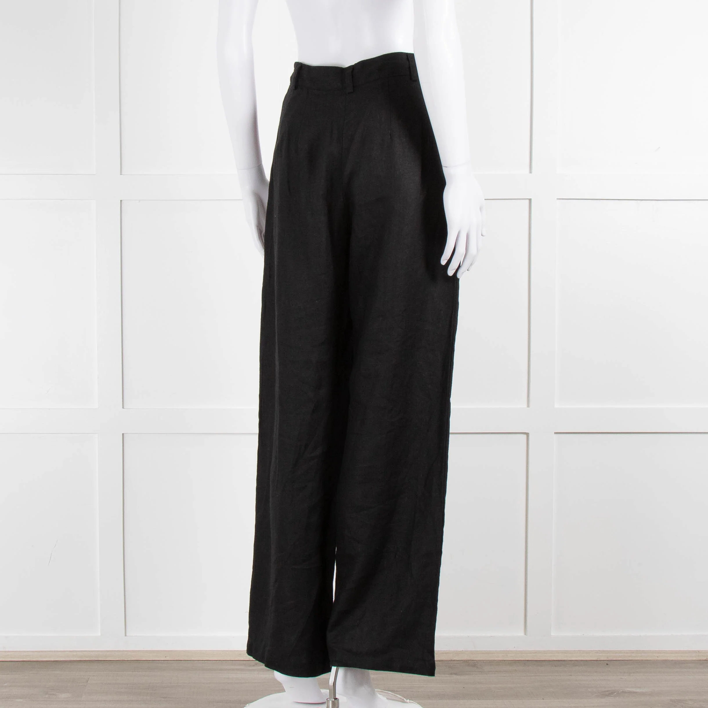 Faithful The Brand Black Linen Trousers - Image 4