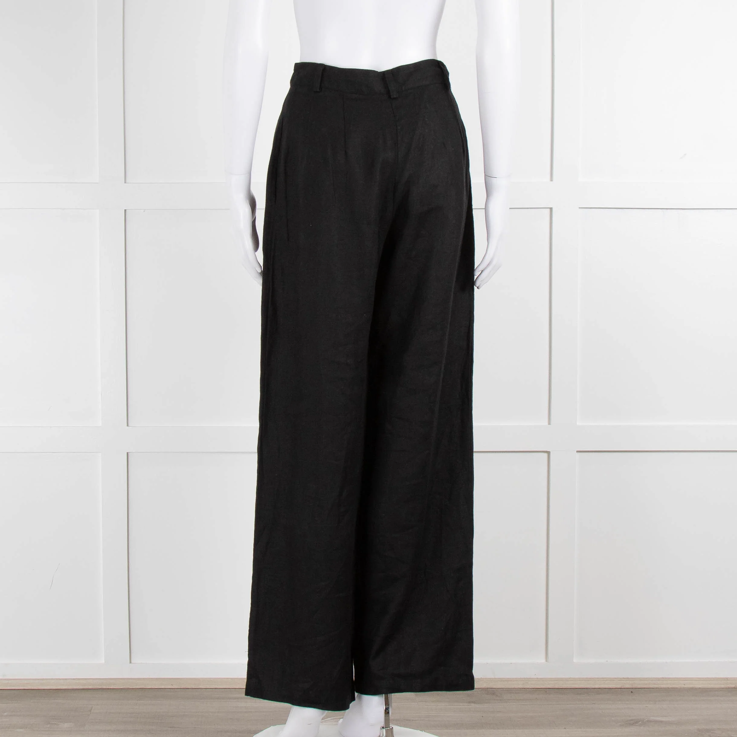 Faithful The Brand Black Linen Trousers - Image 5