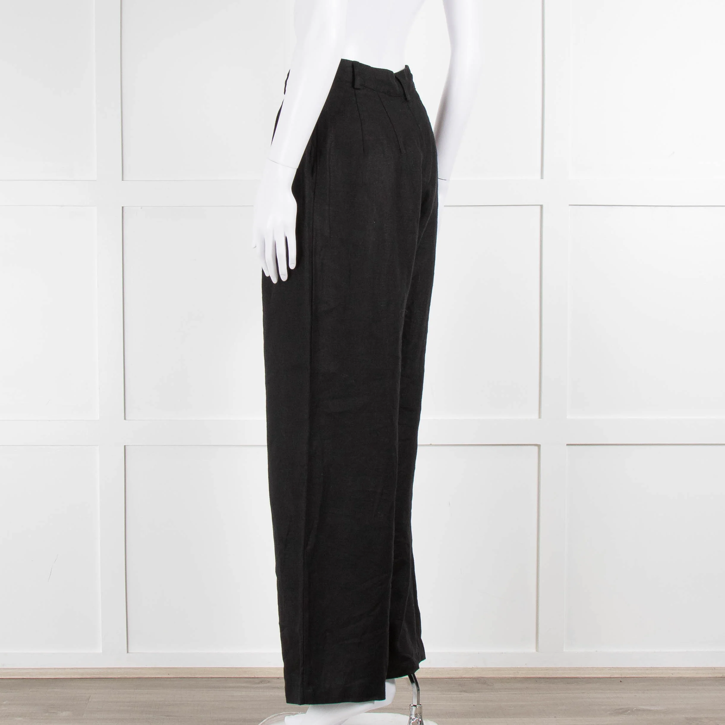 Faithful The Brand Black Linen Trousers - Image 6