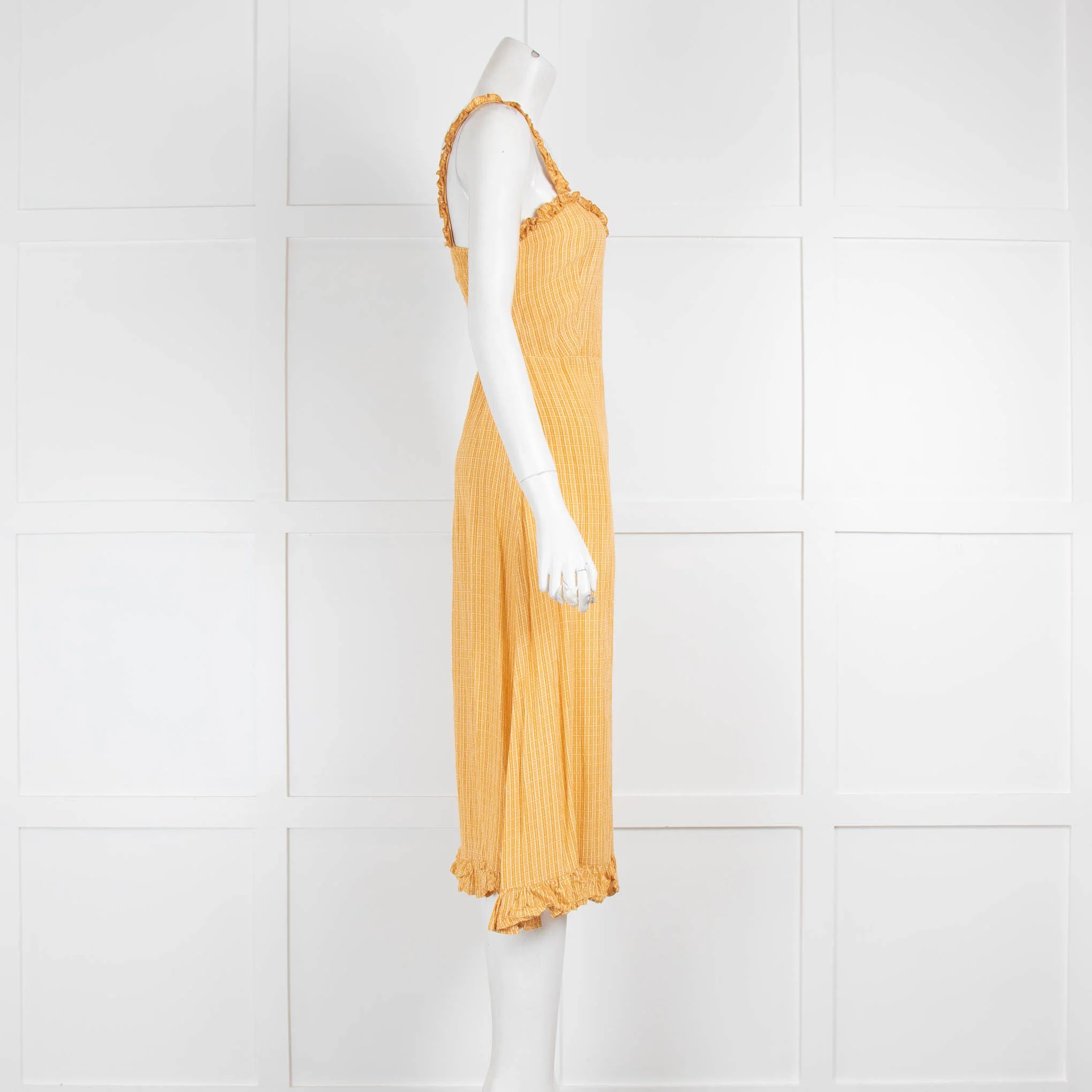 Faithfull the Brand Yellow Strap Sundress - Image 2