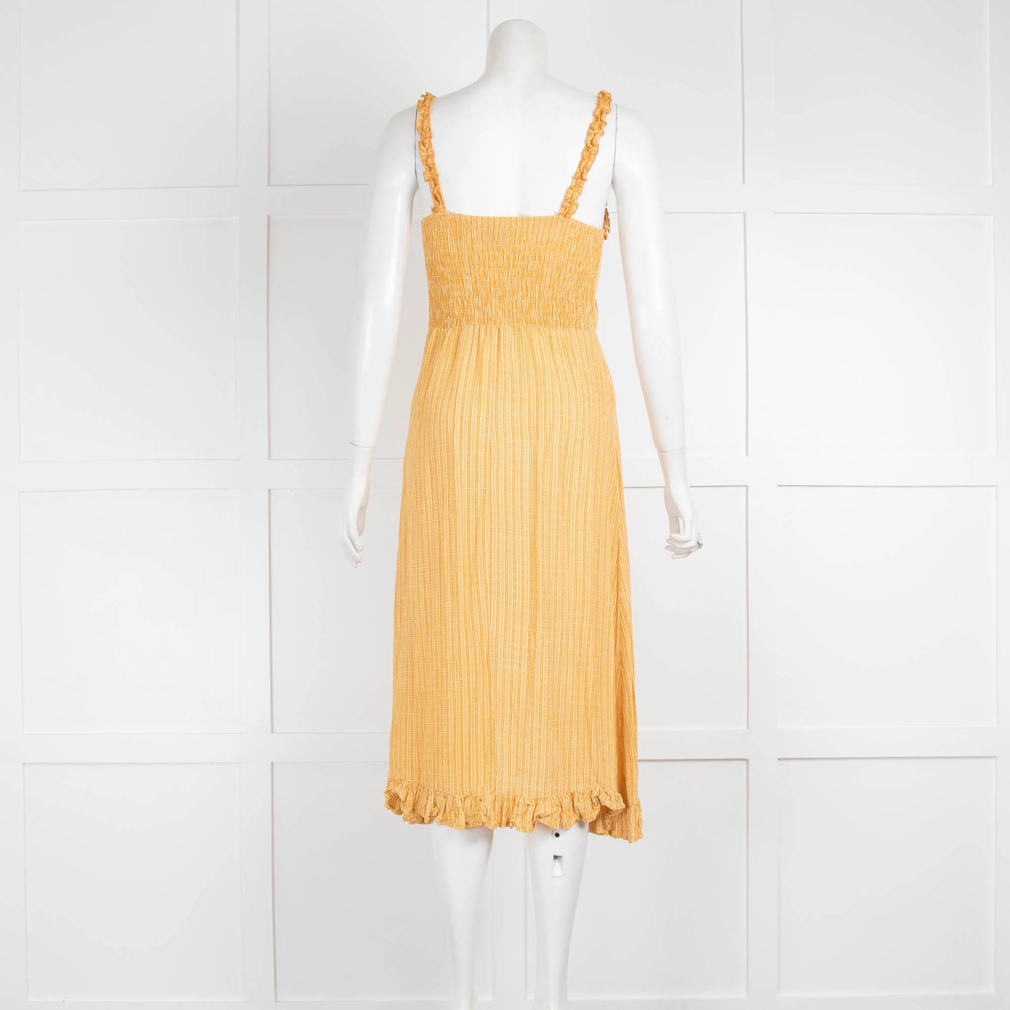 Faithfull the Brand Yellow Strap Sundress - Image 3