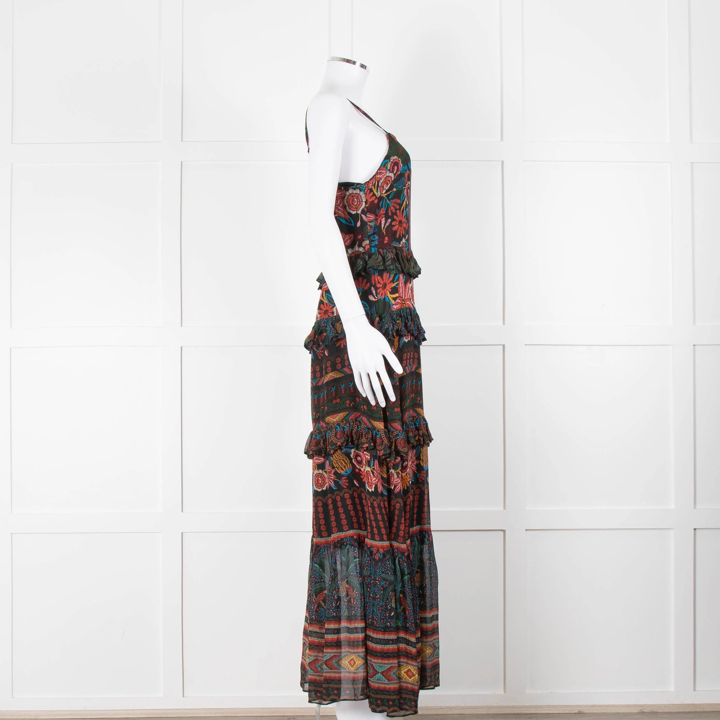 Farm Rio Fruit Paradise Tiered Maxi Dress - Image 3