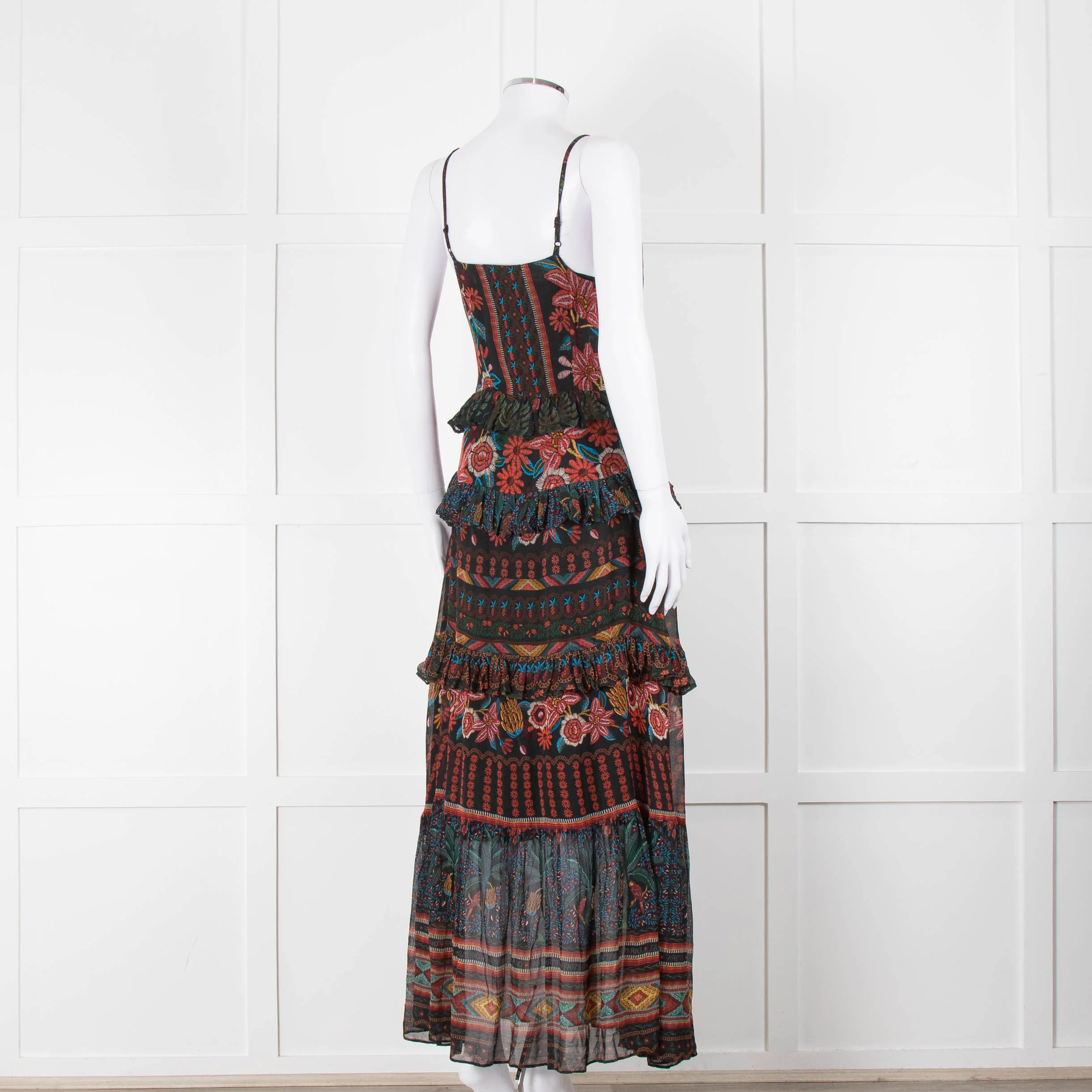 Farm Rio Fruit Paradise Tiered Maxi Dress - Image 4