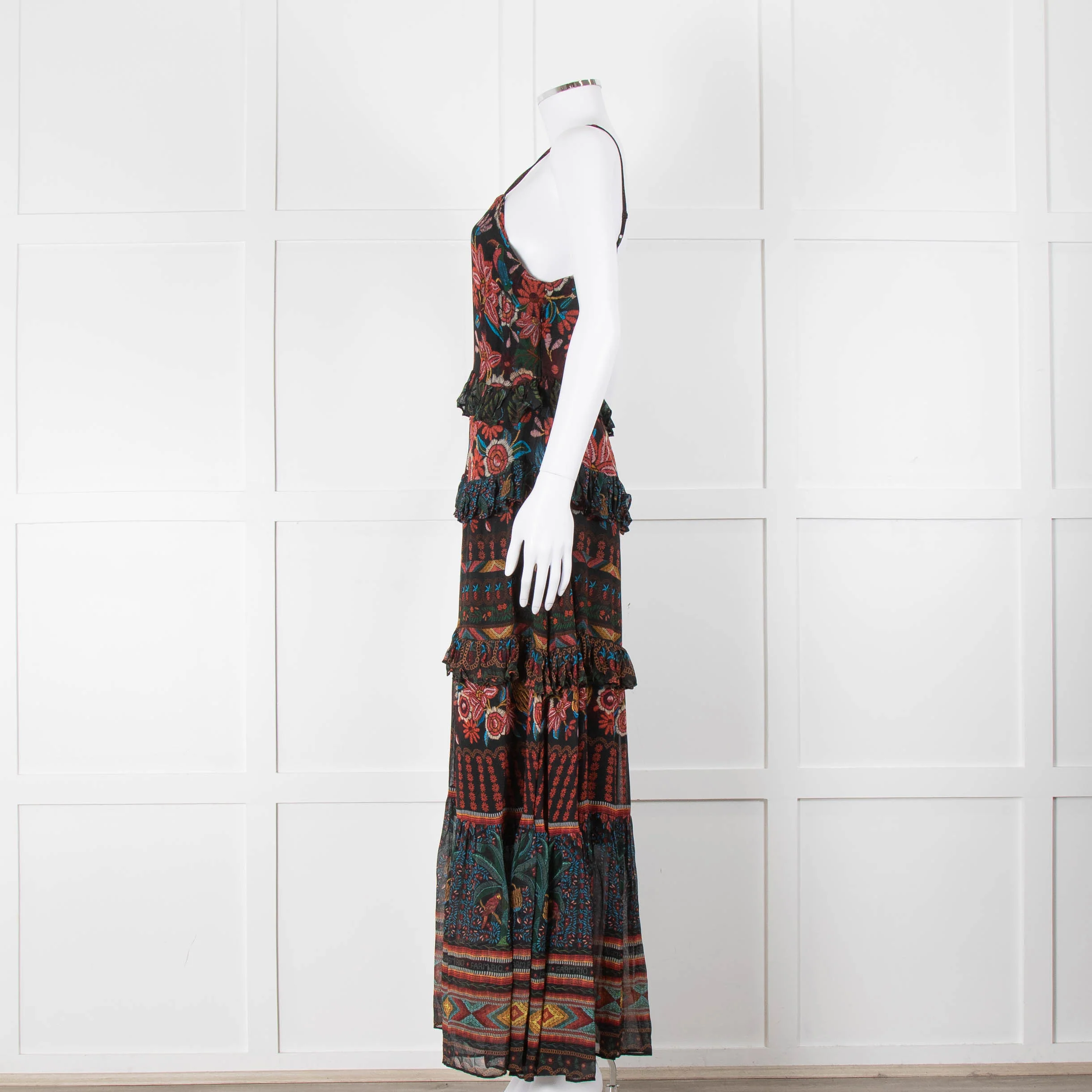 Farm Rio Fruit Paradise Tiered Maxi Dress - Image 7