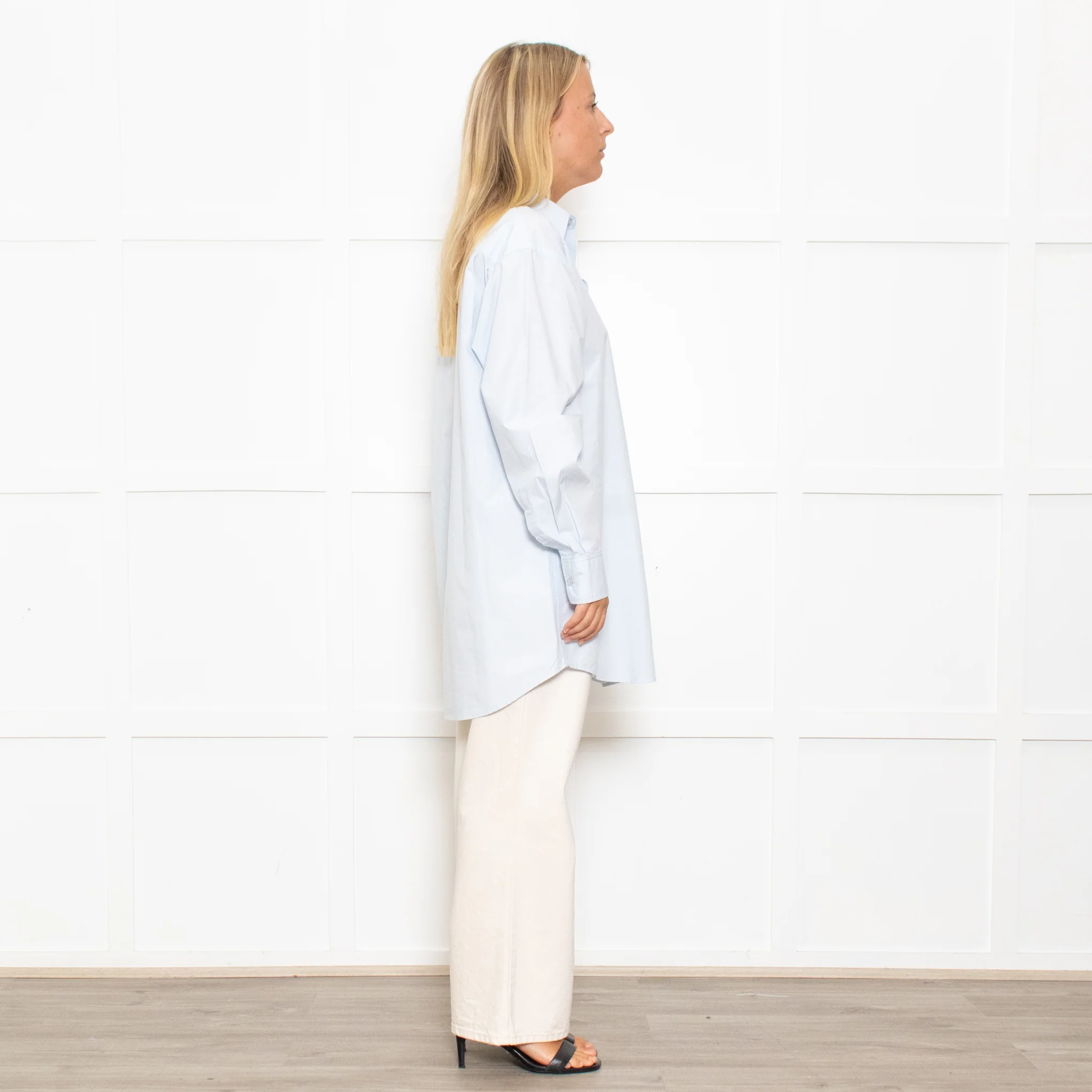 Filippa K Pale Blue Collared Shirt - Image 6