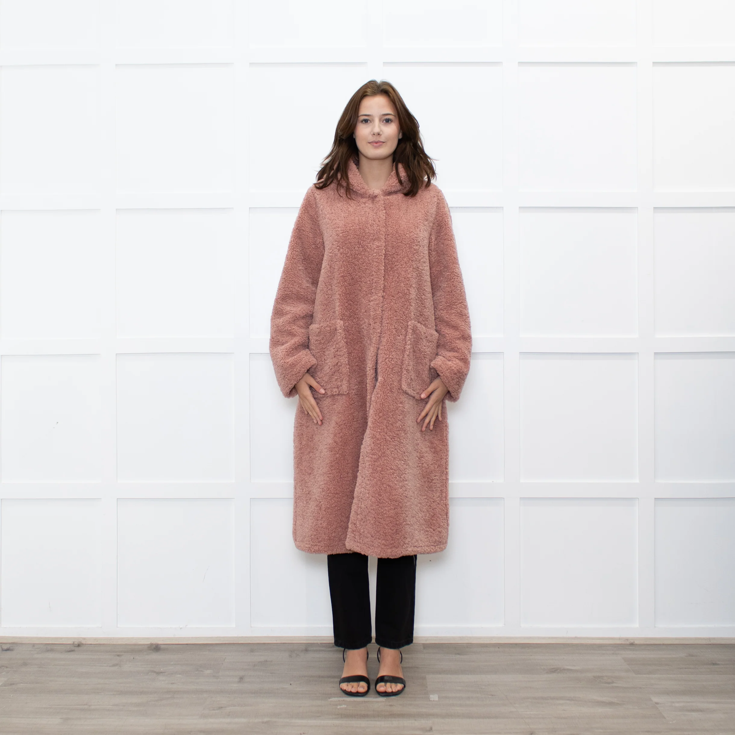 Forte Forte Blush Faux Fur Hooded Coat