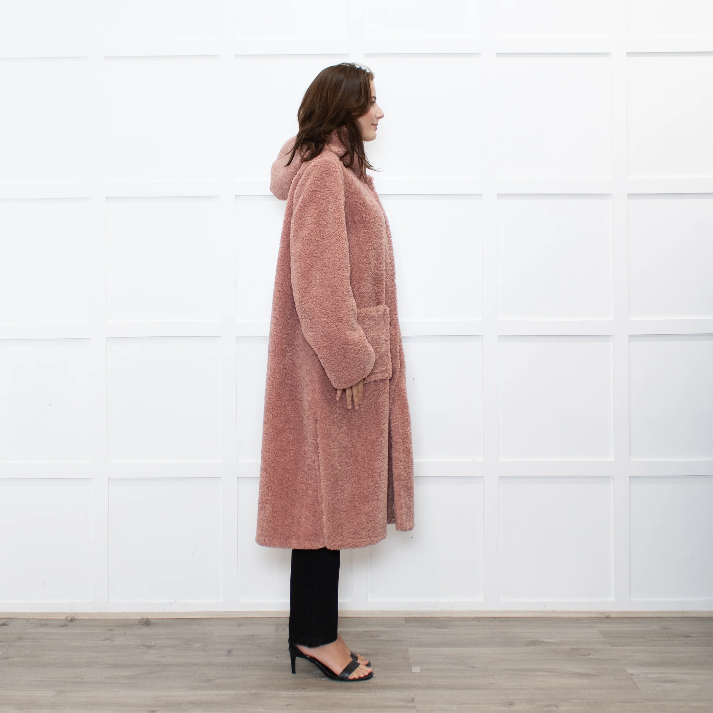 Forte Forte Blush Faux Fur Hooded Coat - Image 6
