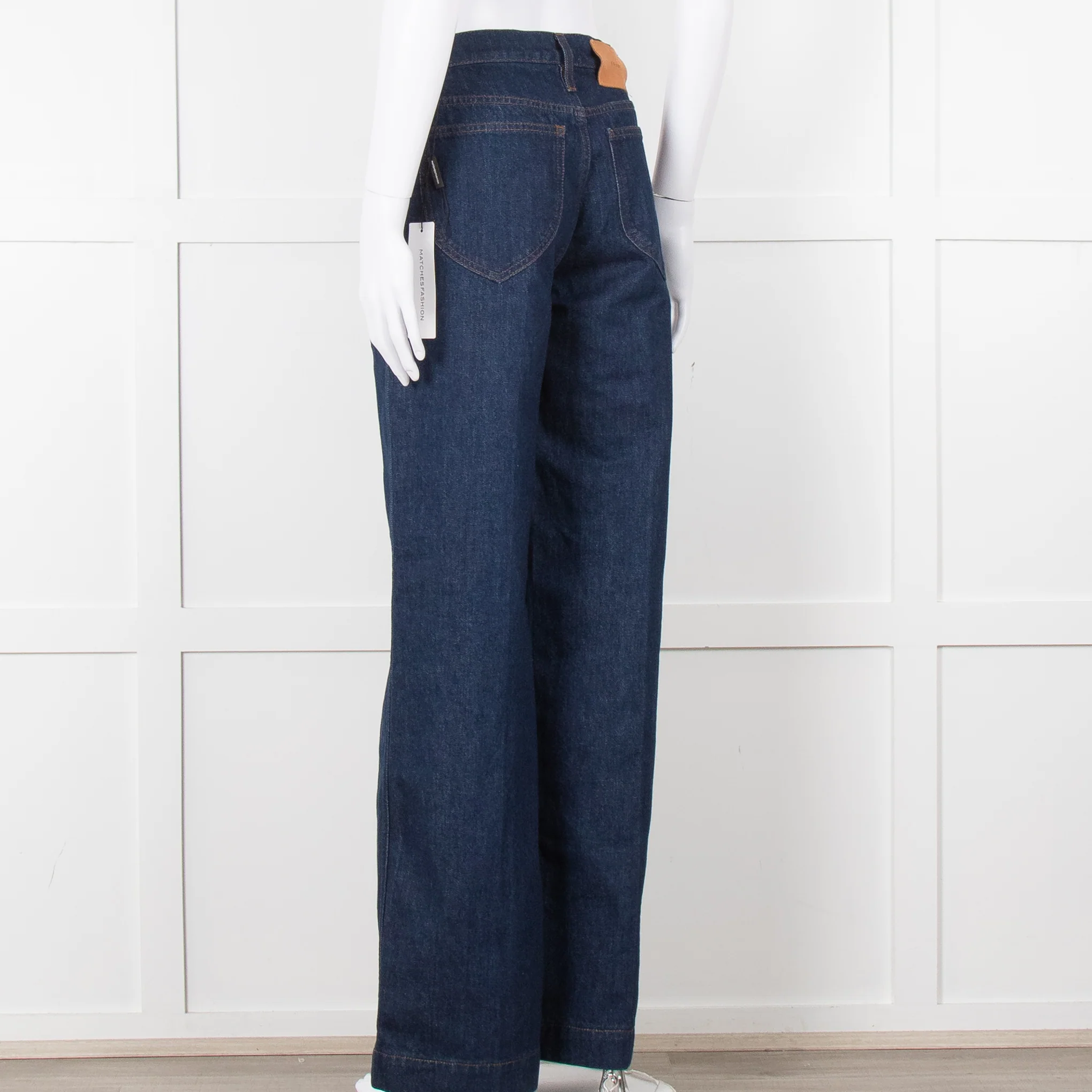 Frame Blue Wide Legged Jeans - Image 6