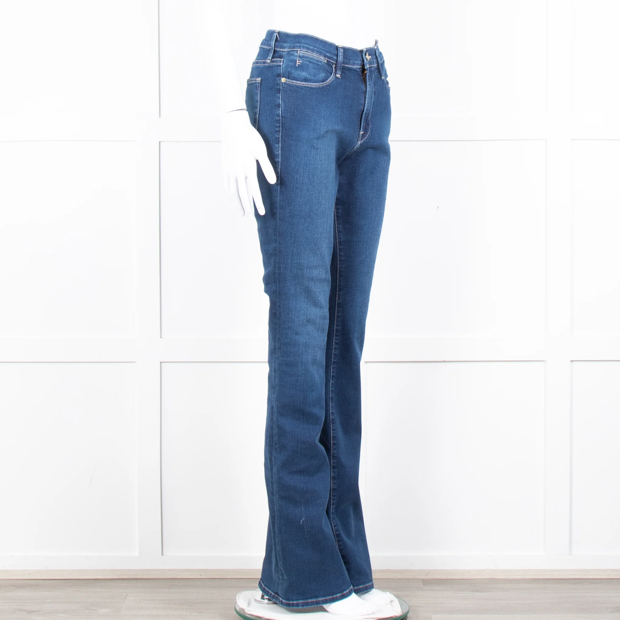 Frame Blue Le High Flare Jeans - Image 2