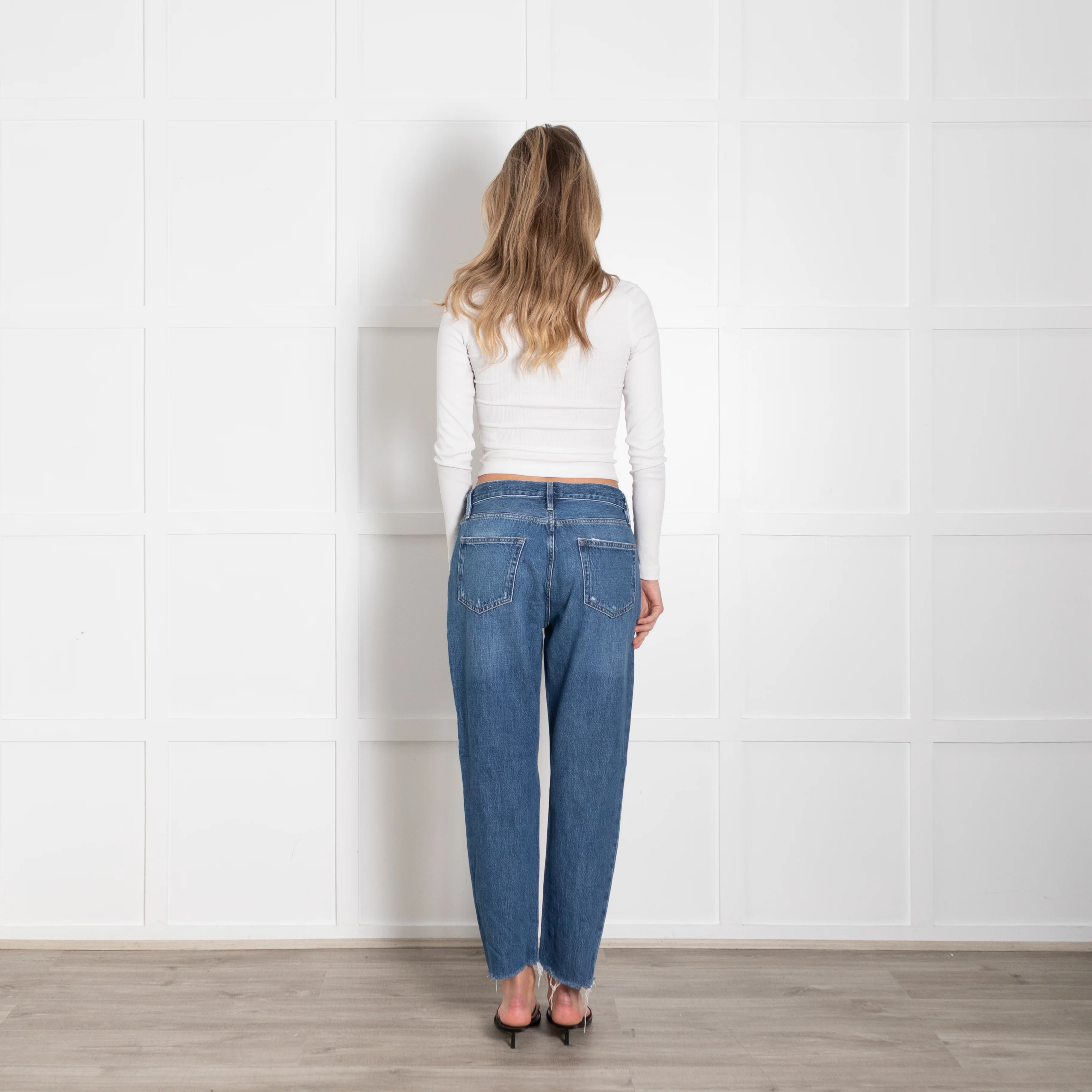 Frame Blue Raw Edge Le Original Jeans - Image 5