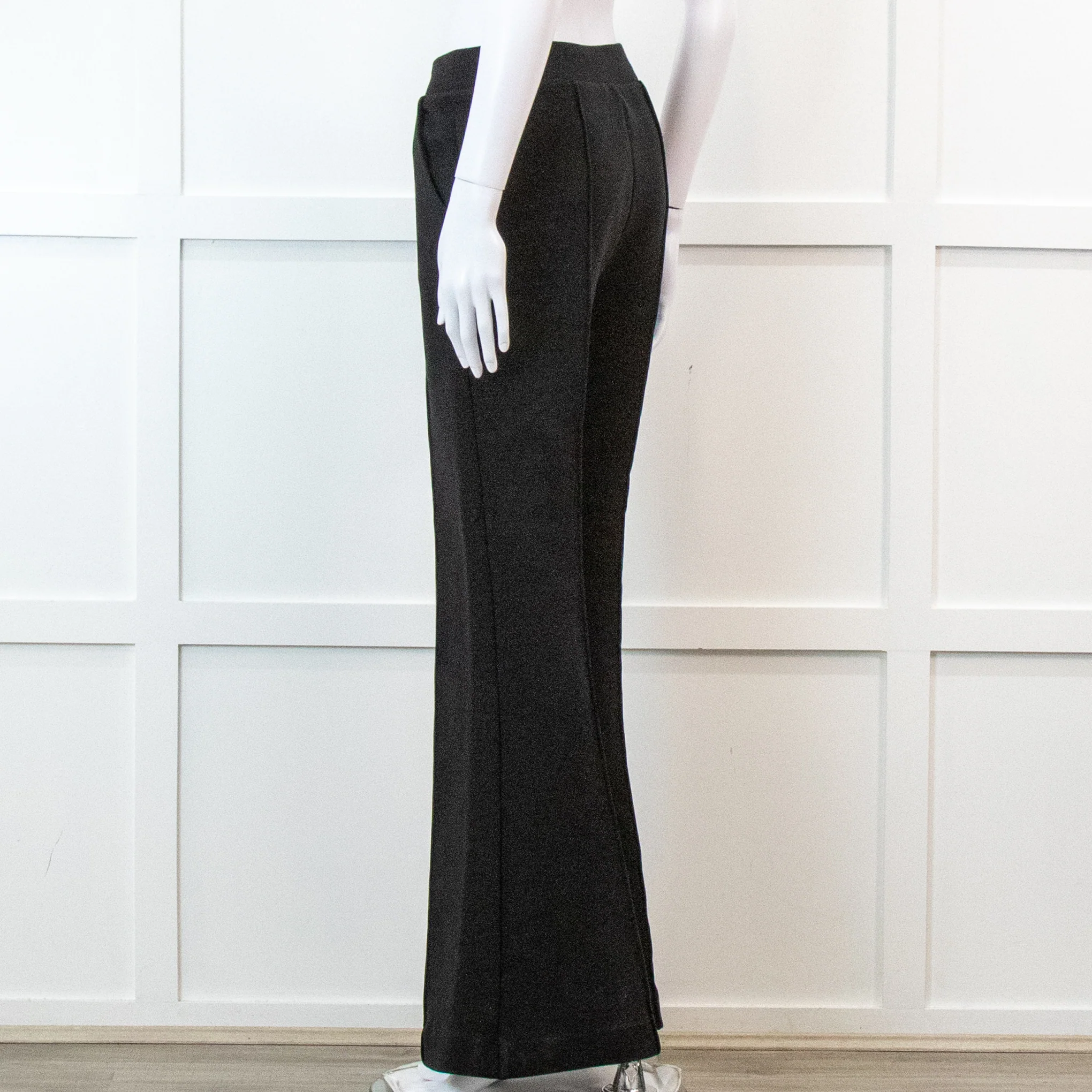 Frame Flared Black Stretch Trousers - Image 6