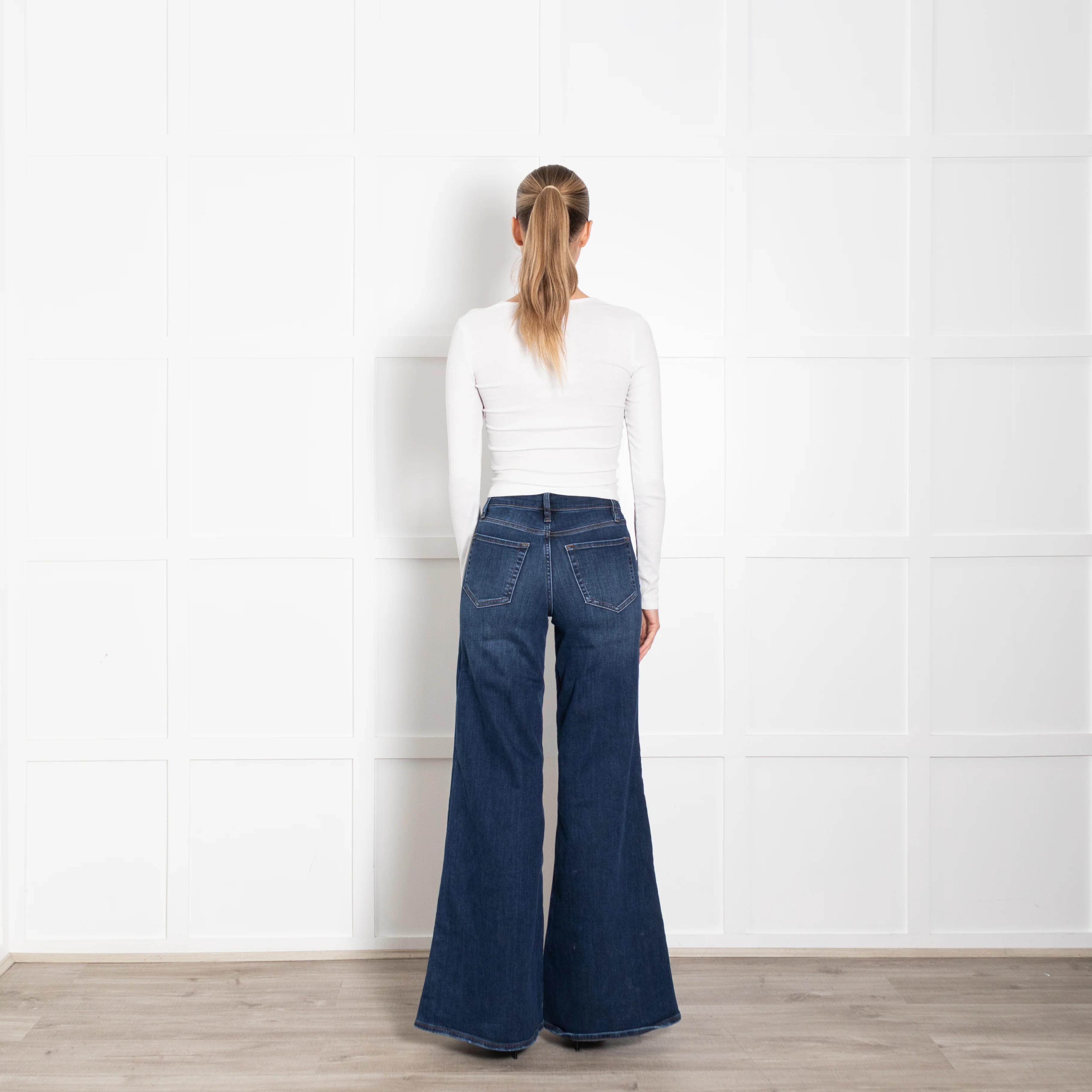 Frame Le Palazzo Wide Leg Jeans - Image 5