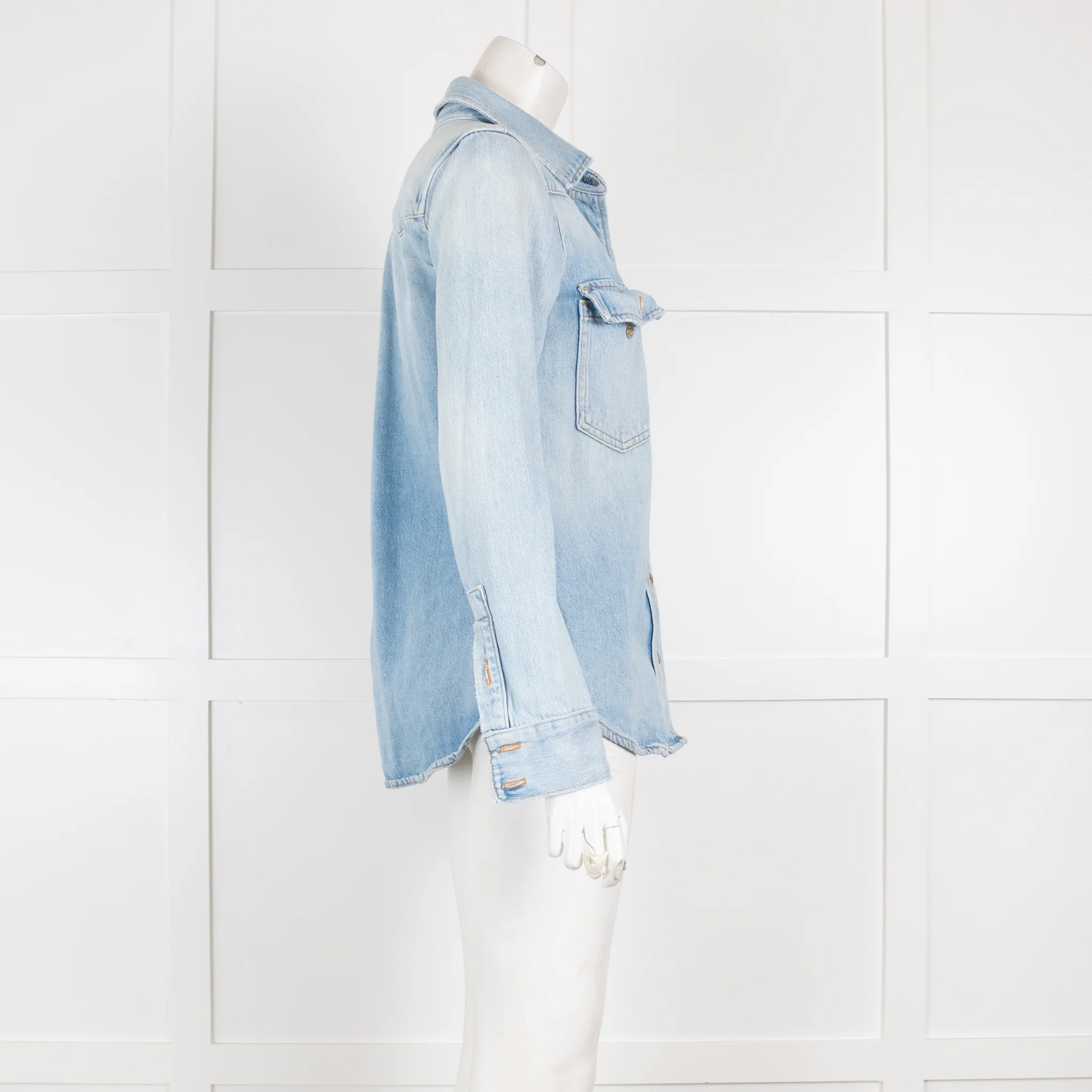 Frame Light Blue Denim Shirt - Image 2