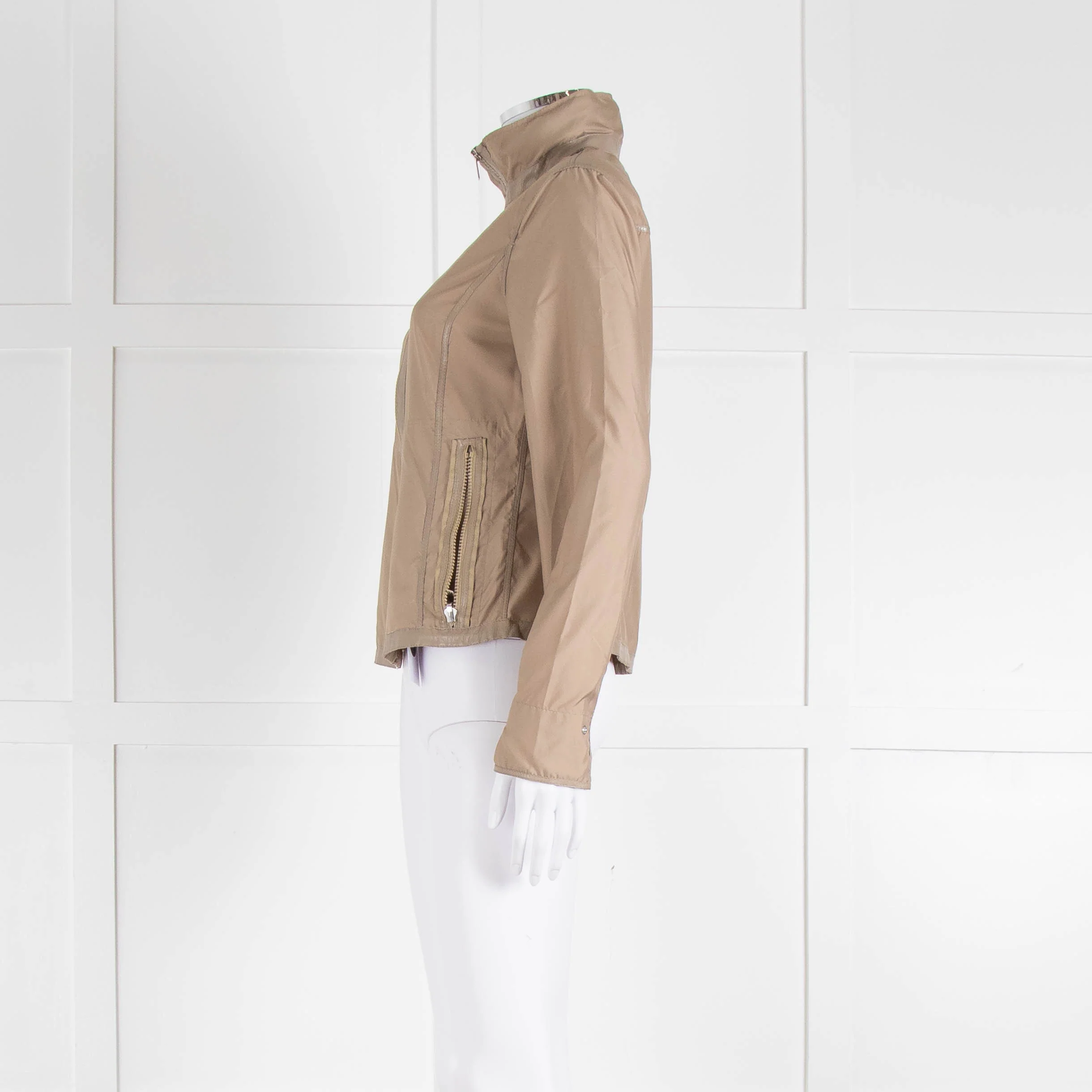 Fratelli Rosetti Beige Nylon Jacket - Image 7