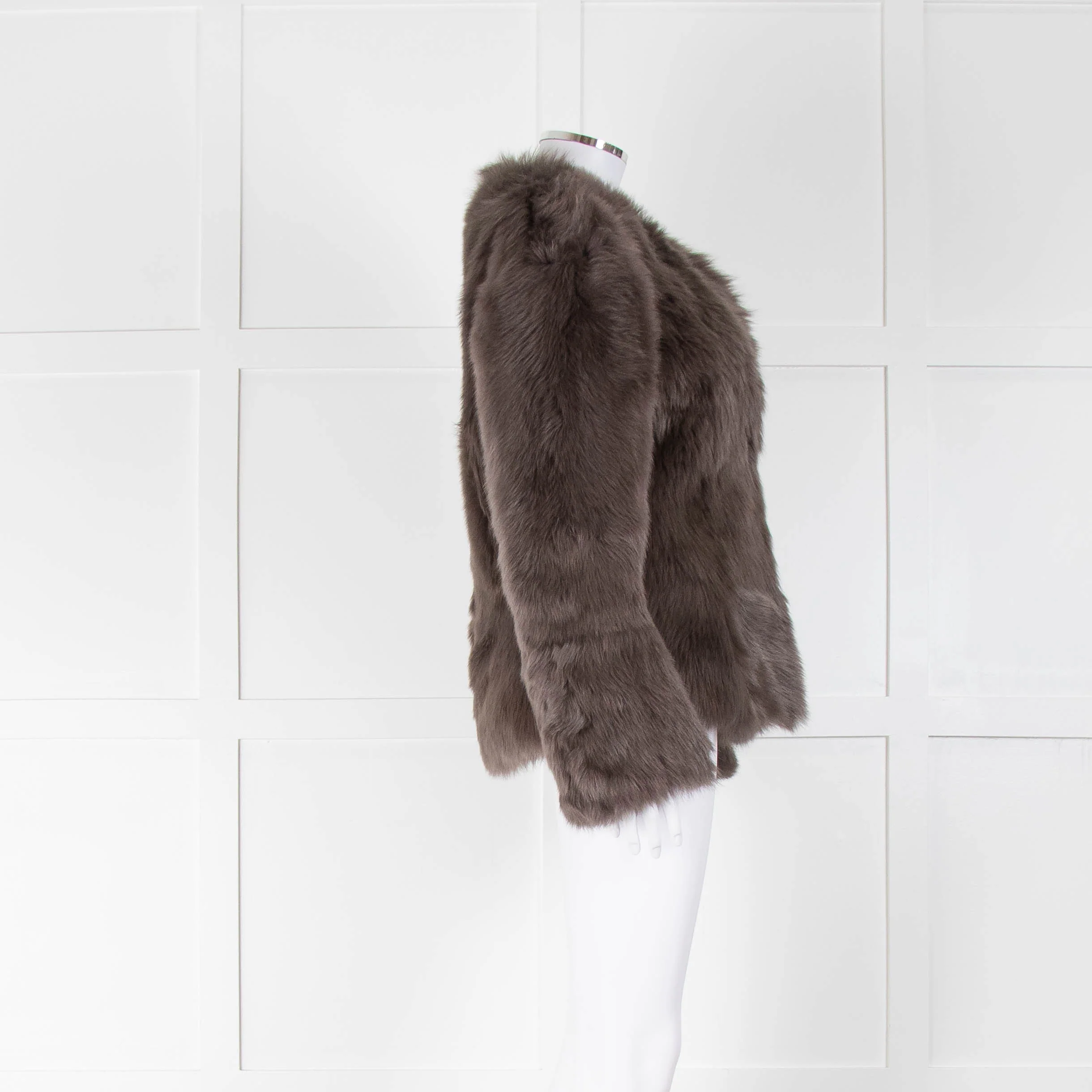 Freda Mokka Sheepskin Coat - Image 3