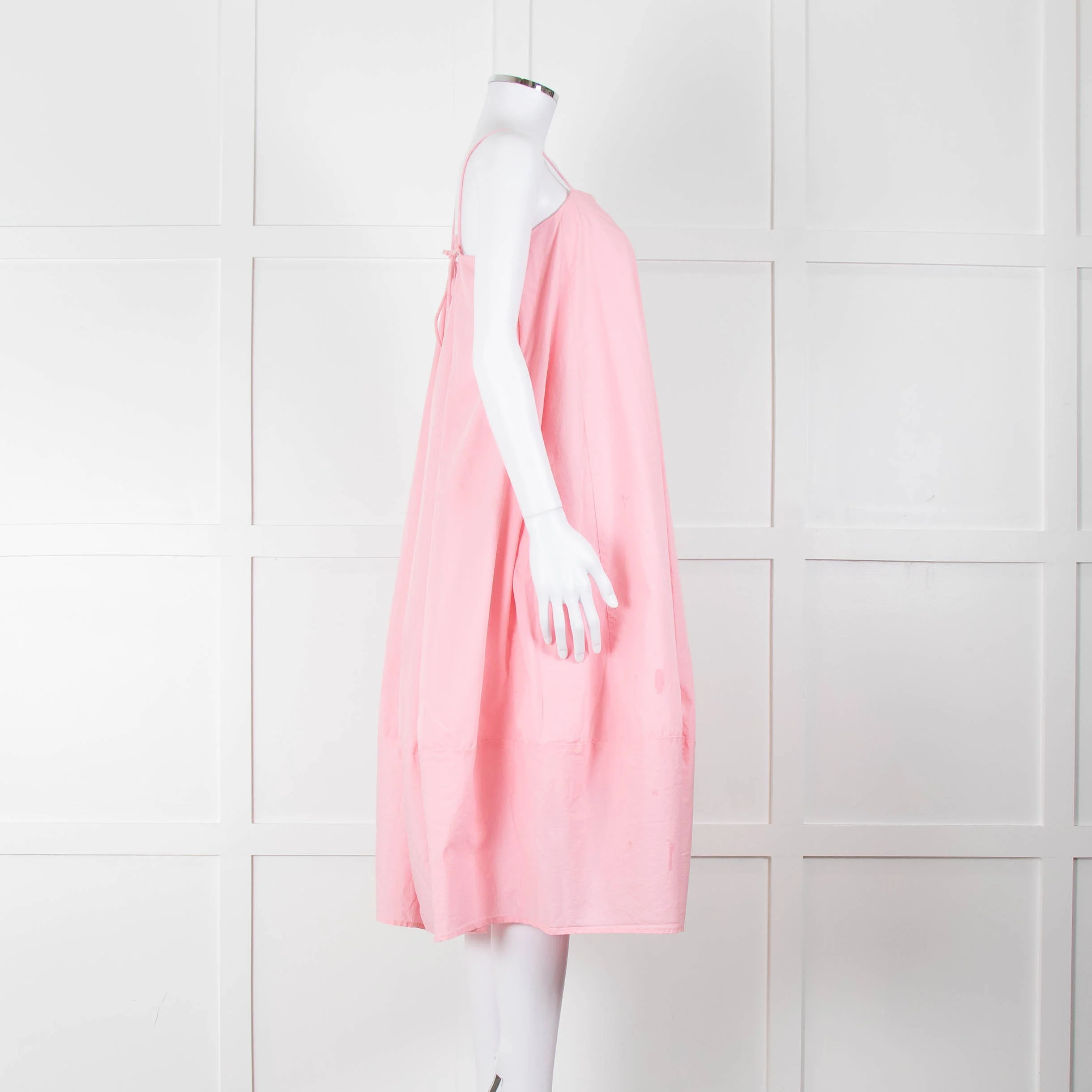 Free People Pale Pink Sleeveless Cotton Dress - Image 3