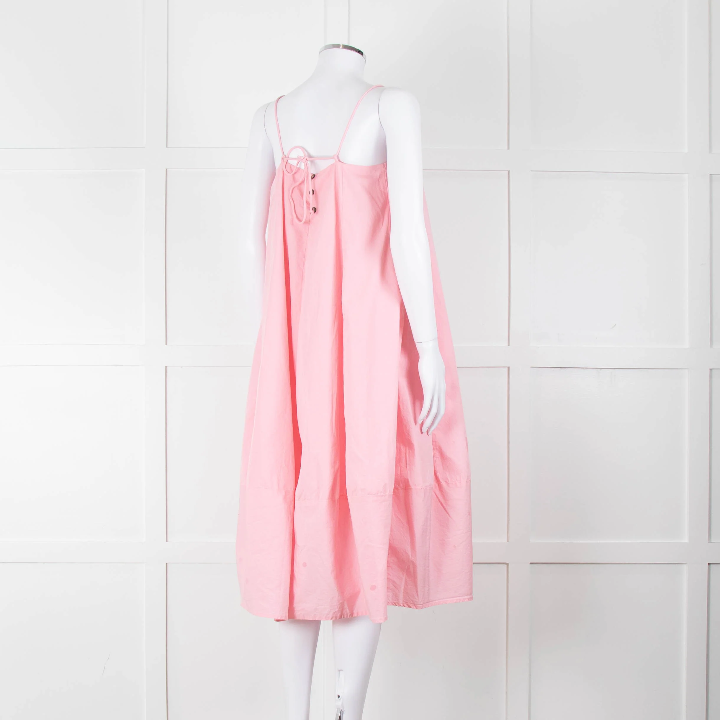 Free People Pale Pink Sleeveless Cotton Dress - Image 4