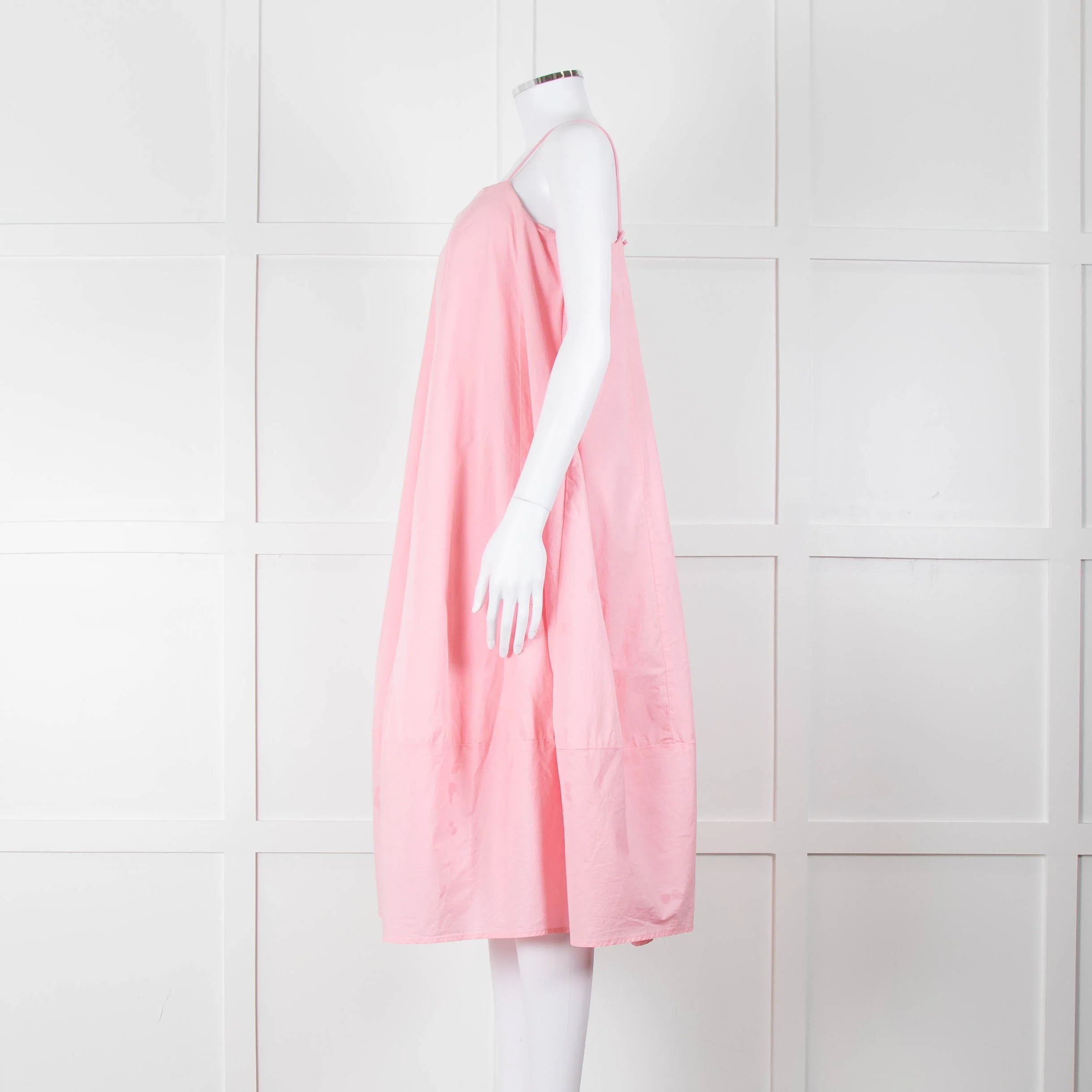 Free People Pale Pink Sleeveless Cotton Dress - Image 7