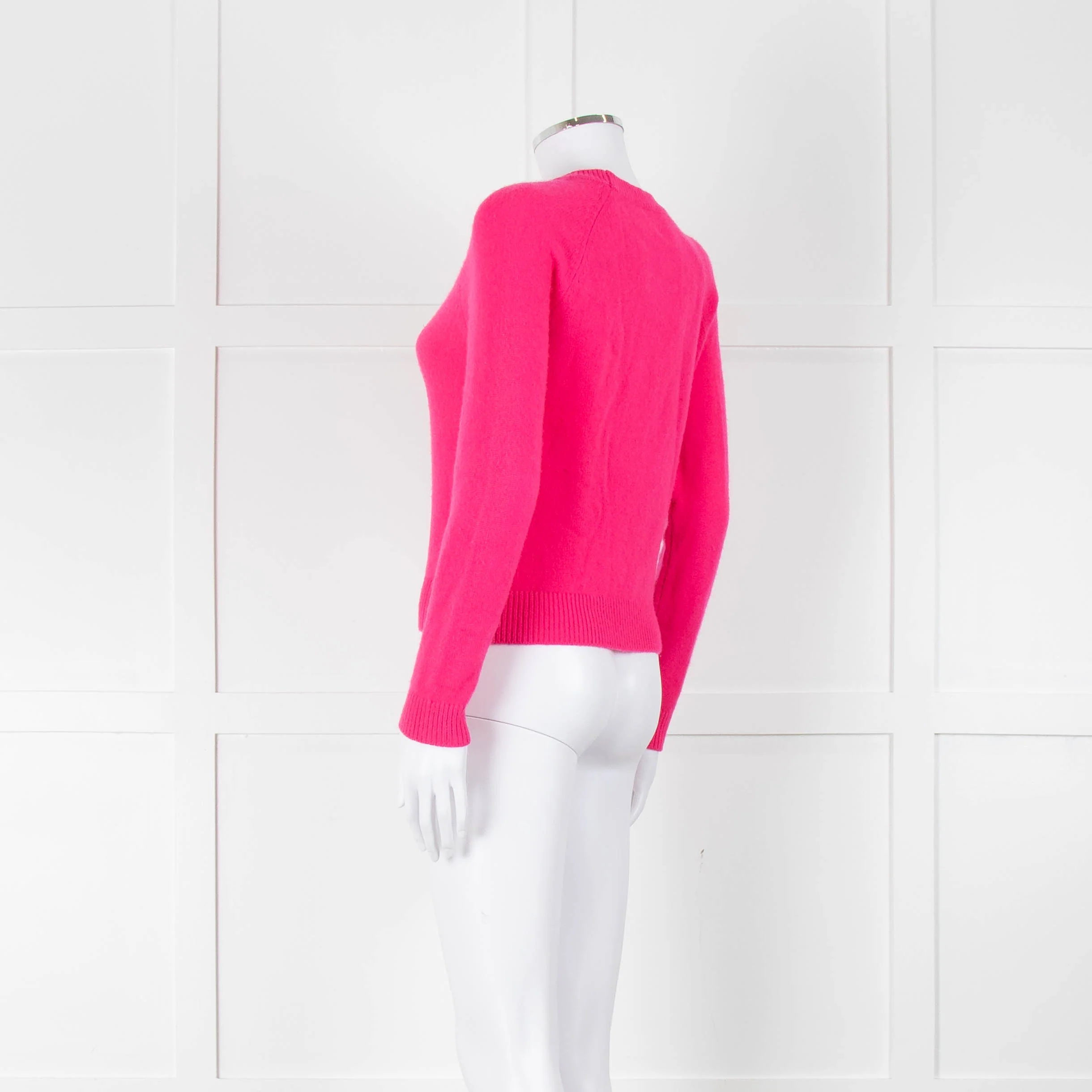 From Future Neon Pink Cashmere Fitted Sweater - Image 6