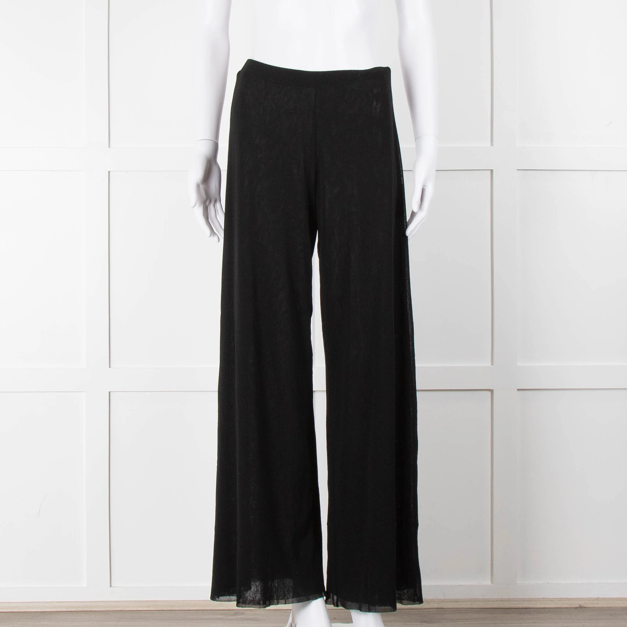 Fuzzi Black Net Trousers
