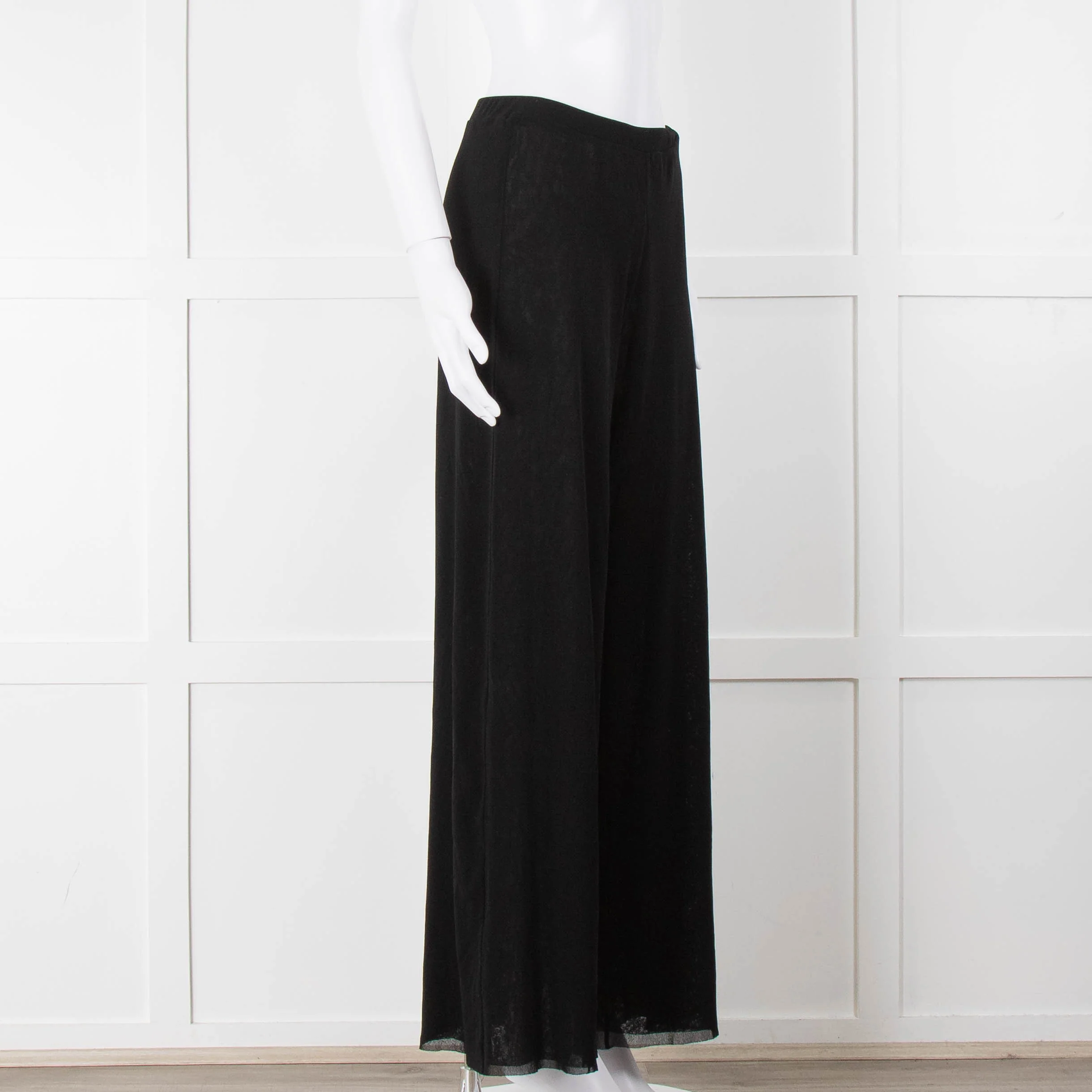 Fuzzi Black Net Trousers - Image 2