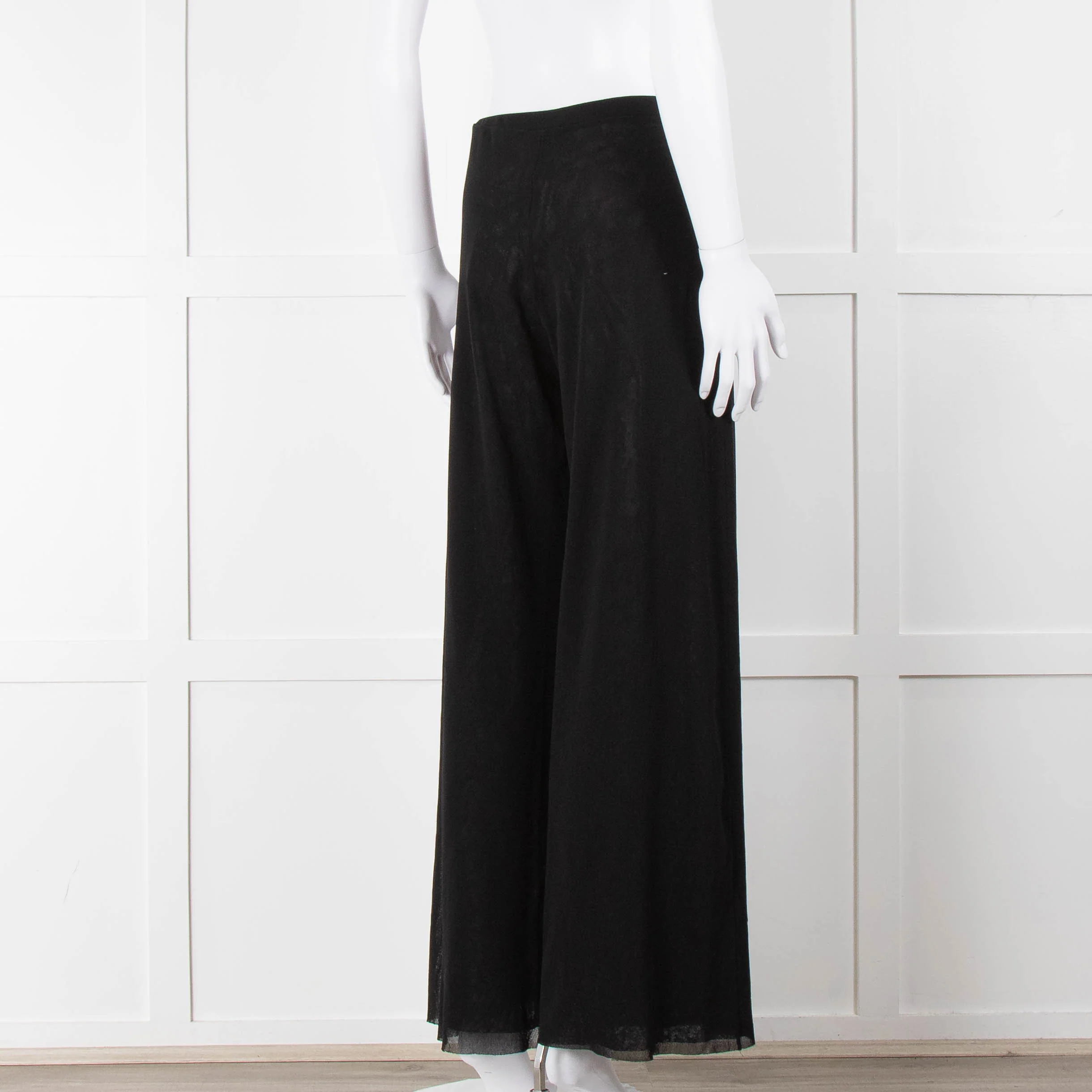 Fuzzi Black Net Trousers - Image 4